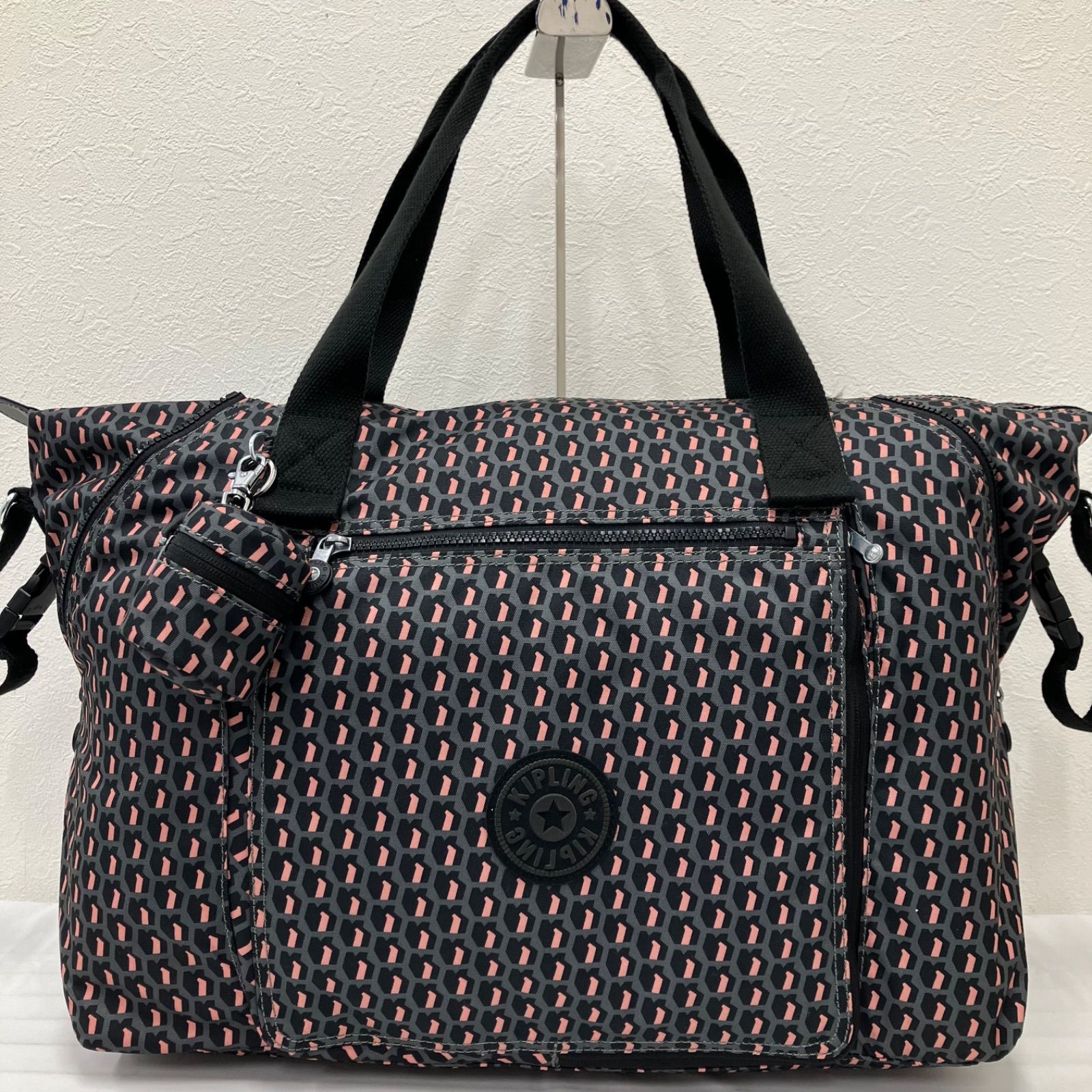 Y841 KIPLING キプリング 2way ショルダーバッグ トートバッグ 