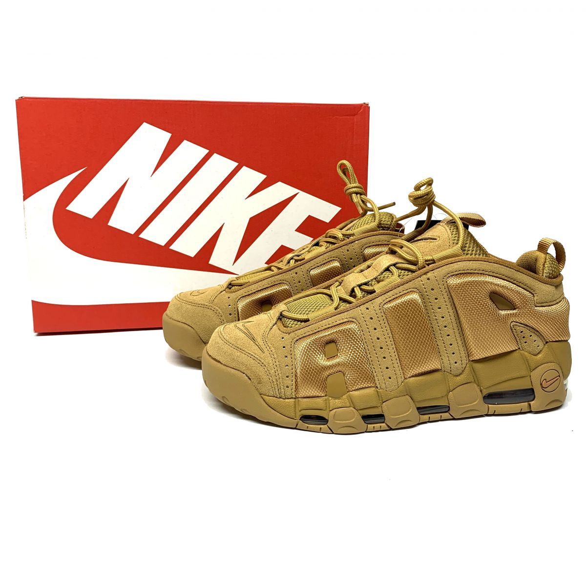 NIKE ナイキ AIR MORE UPTEMPO LOW モアテン メンズ 28.0cm ベージュ