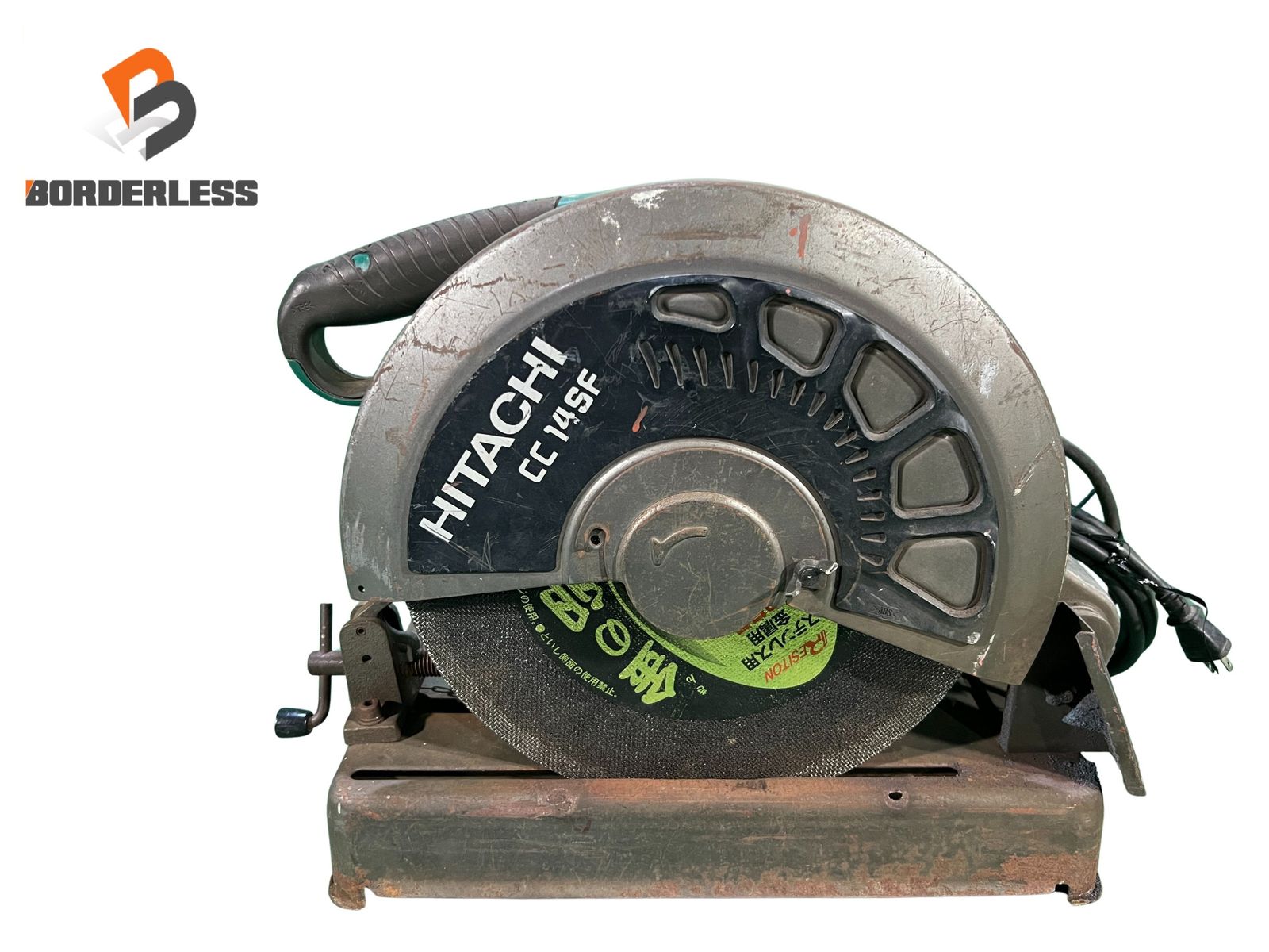 ☆中古品☆HITACHI 日立工機 100V 355mm 高速切断機 CC14SF 高速カッター ライトカッター 砥石切断機 電動工具124377