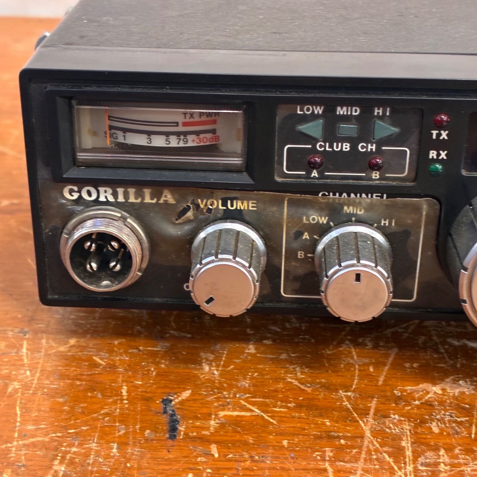 ジャンク品】GORILLA（ゴリラ）CB無線機 市民ラジオ - メルカリ