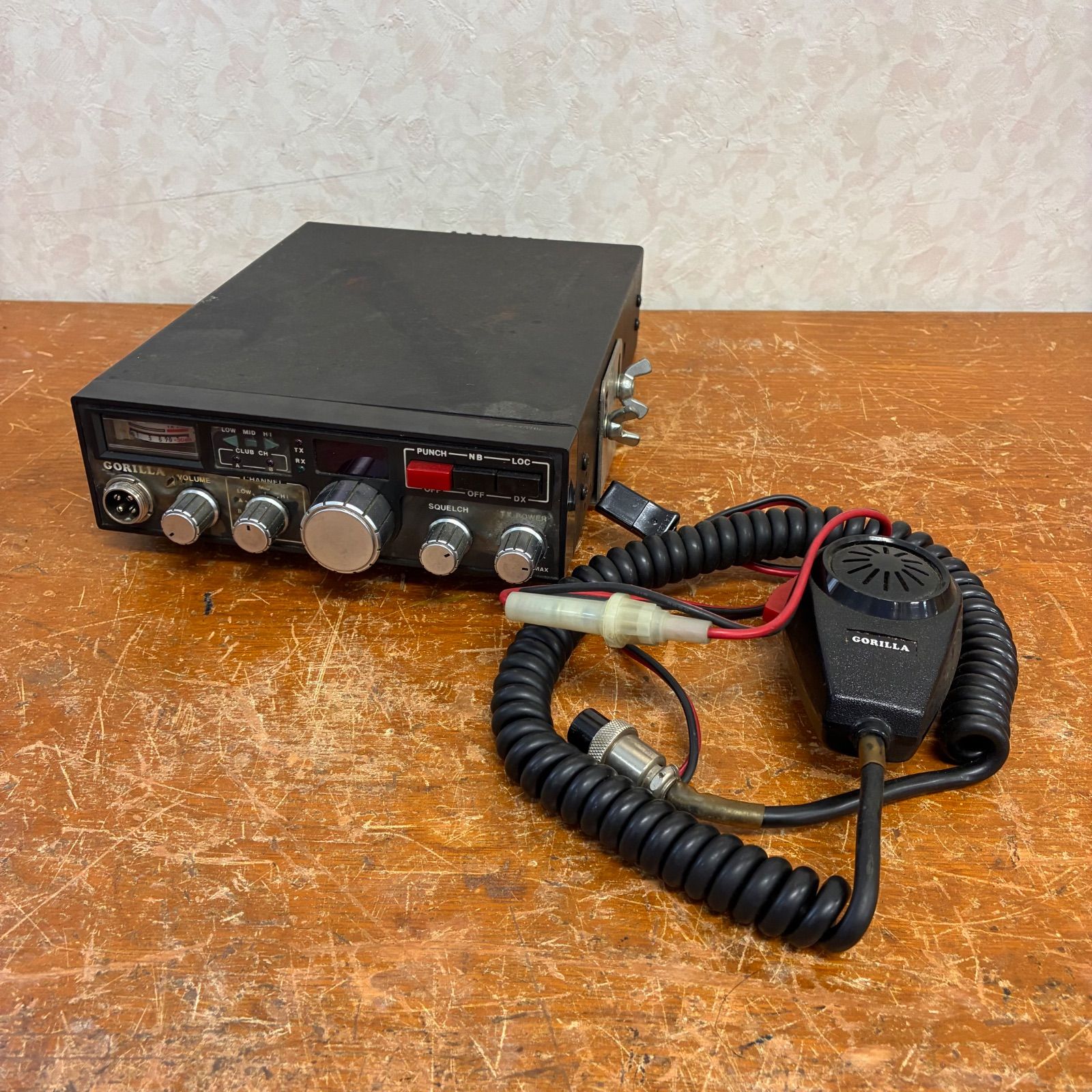 ジャンク品】GORILLA（ゴリラ）CB無線機 市民ラジオ - メルカリ