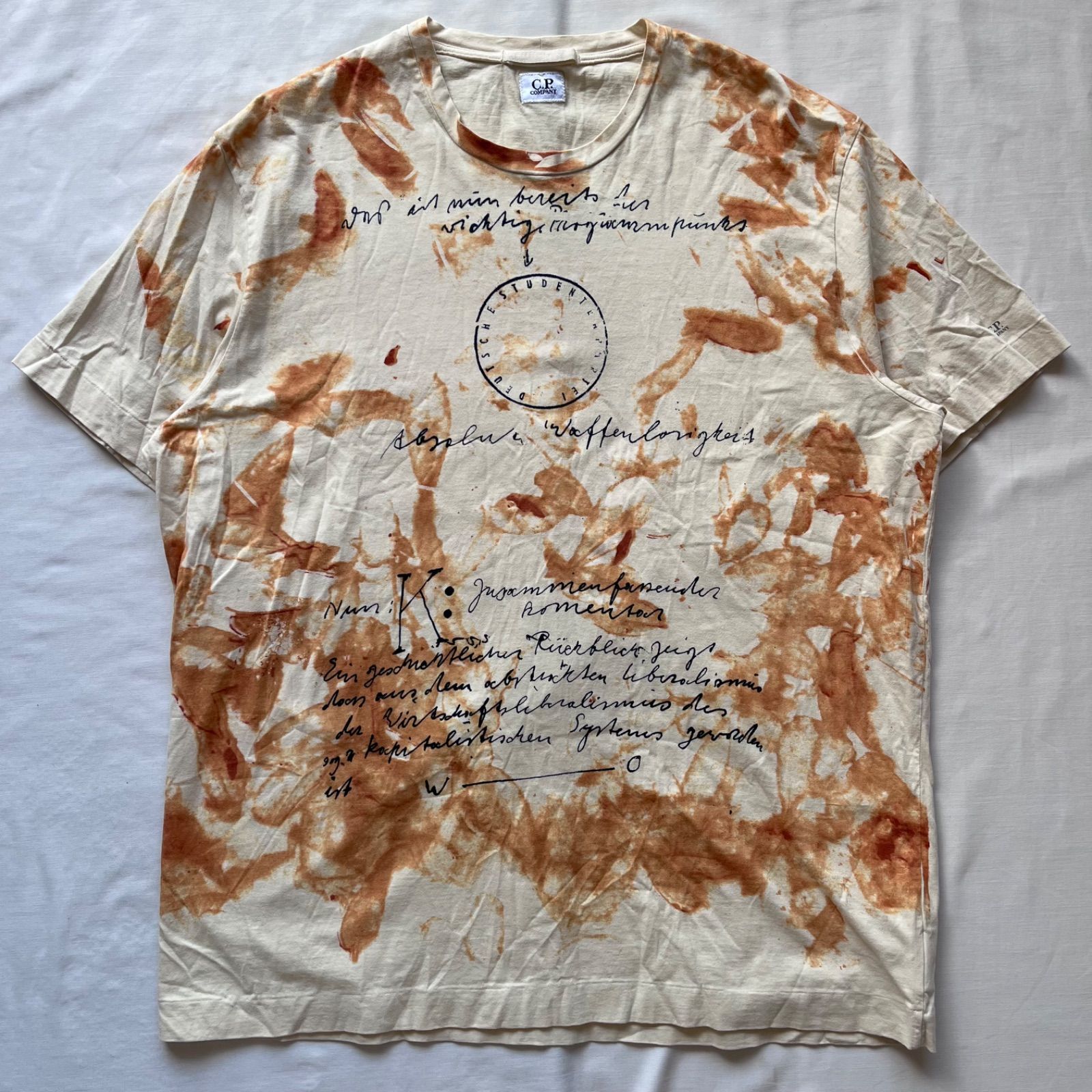 cpcompany シーピーカンパニー c.p.company プリントtシャツ 00s XXXL 