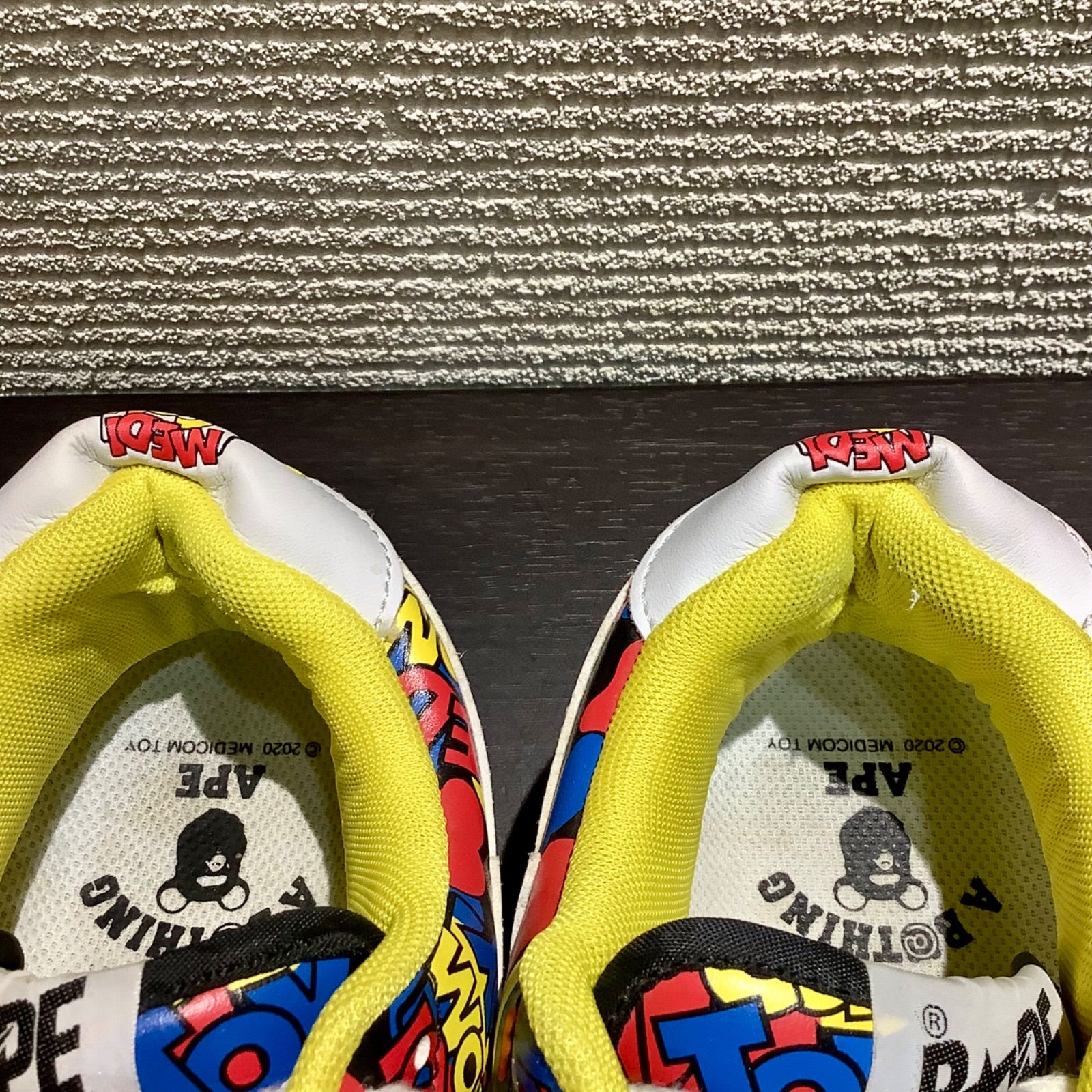 ベイプスタ×メディコムトイ BAPESTA × MEDICOM TOY BAPE STA LOW 