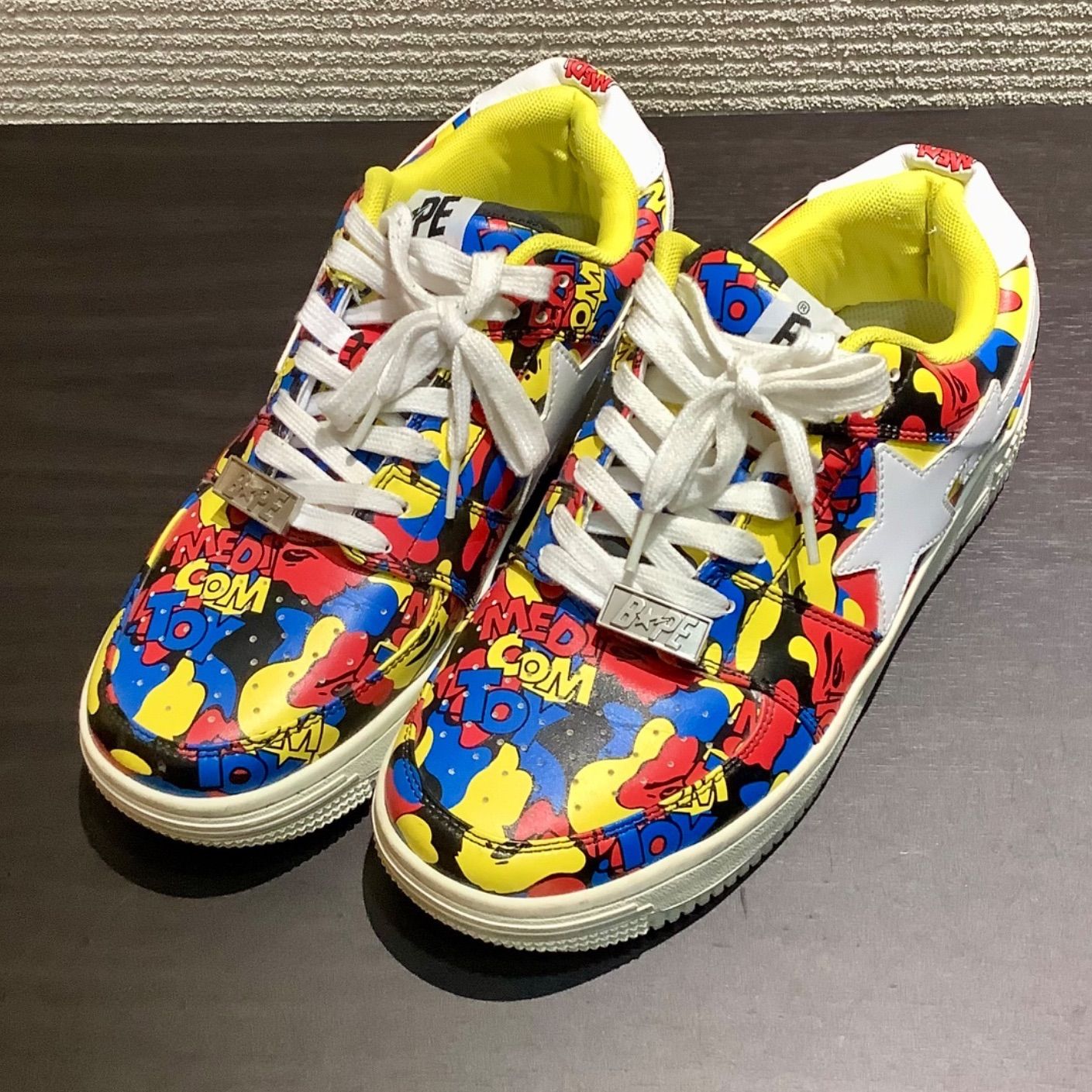 ベイプスタ×メディコムトイ BAPESTA × MEDICOM TOY BAPE STA LOW 