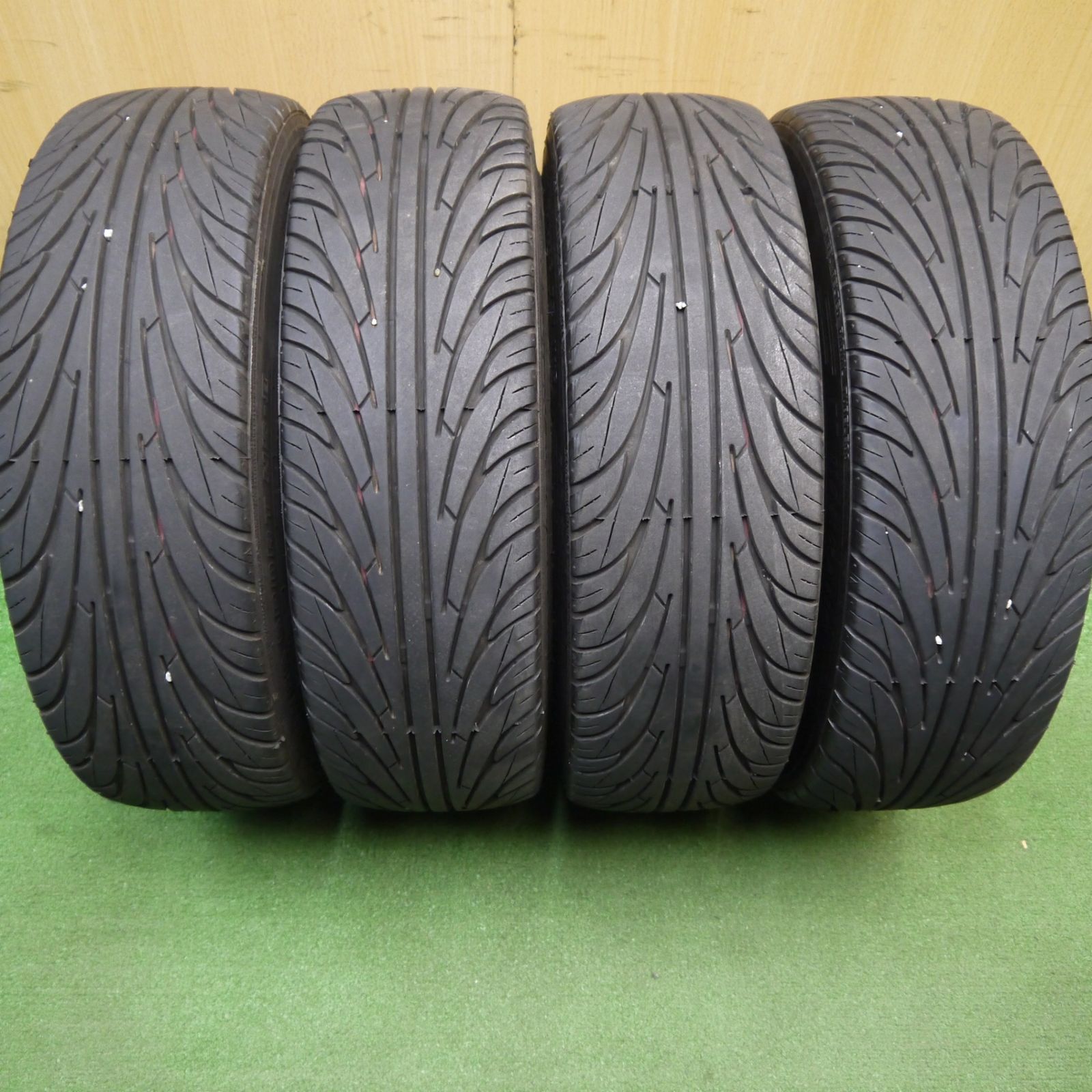 バリ溝！23年！キレイ！9分☆WORK Equip EQ3N/N 165/50R15 ナンカン