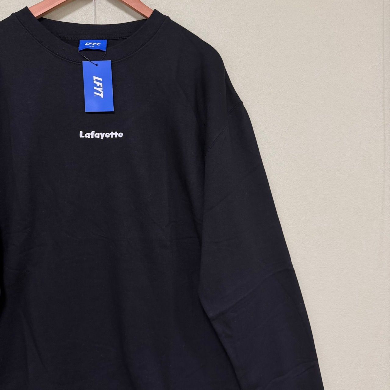 LFYT エルエフワイティー Lafayette トレーナー ロゴ シンプル BLACK 