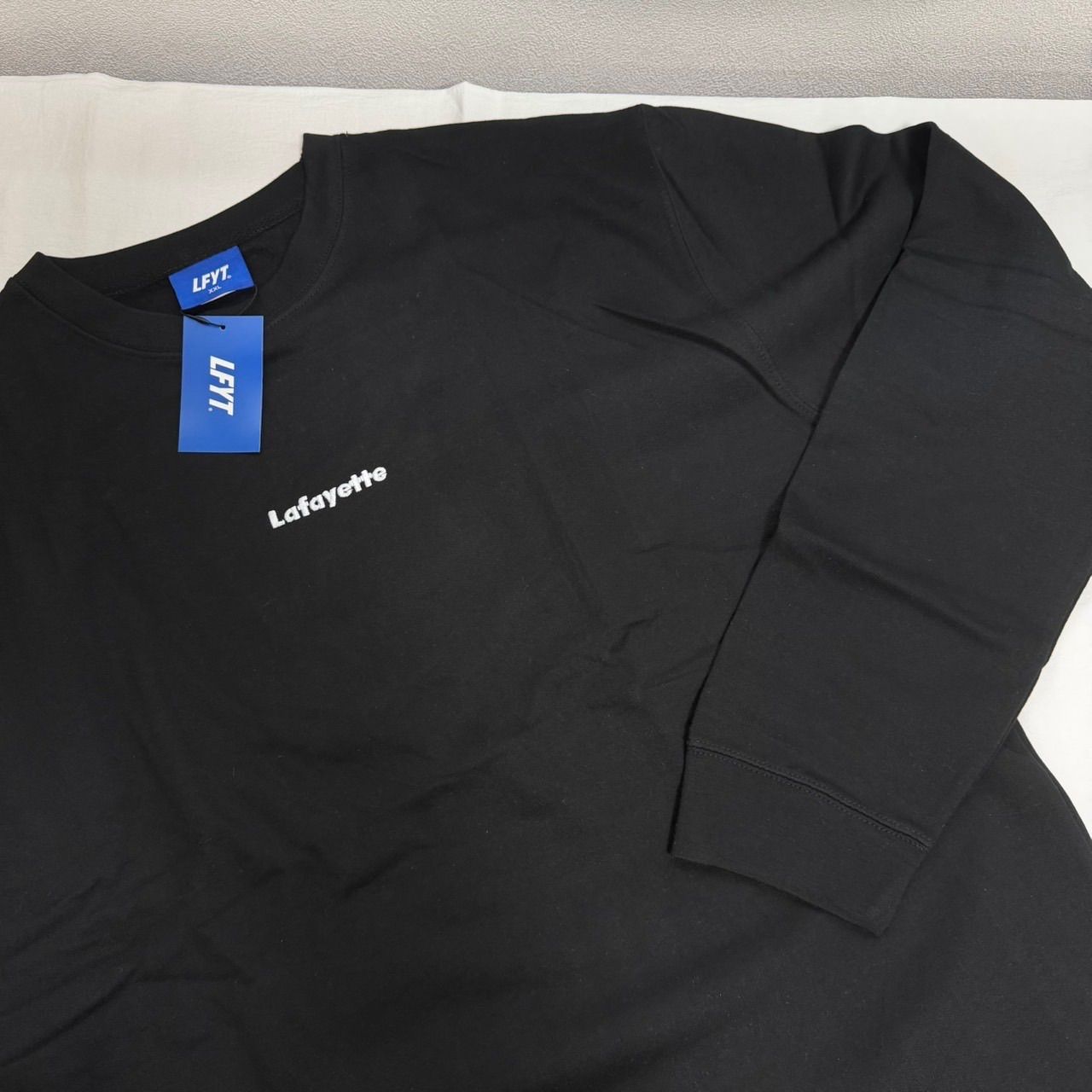 LFYT エルエフワイティー Lafayette トレーナー ロゴ シンプル BLACK 