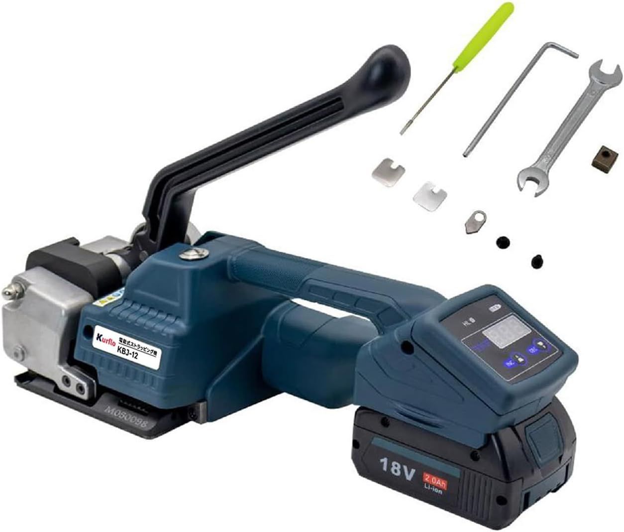 【中古】手持ち式半自動梱包機 業務用 電動式ストラッピング機 PPバンド PETバンド 半自動梱包機 バンド結束機 包装工具付き 充電式 バンド梱包機 pp/pet 溶接 重梱包用 バンド結束機 熱溶接 倉庫 パッキング マシン 物流センター 包装機