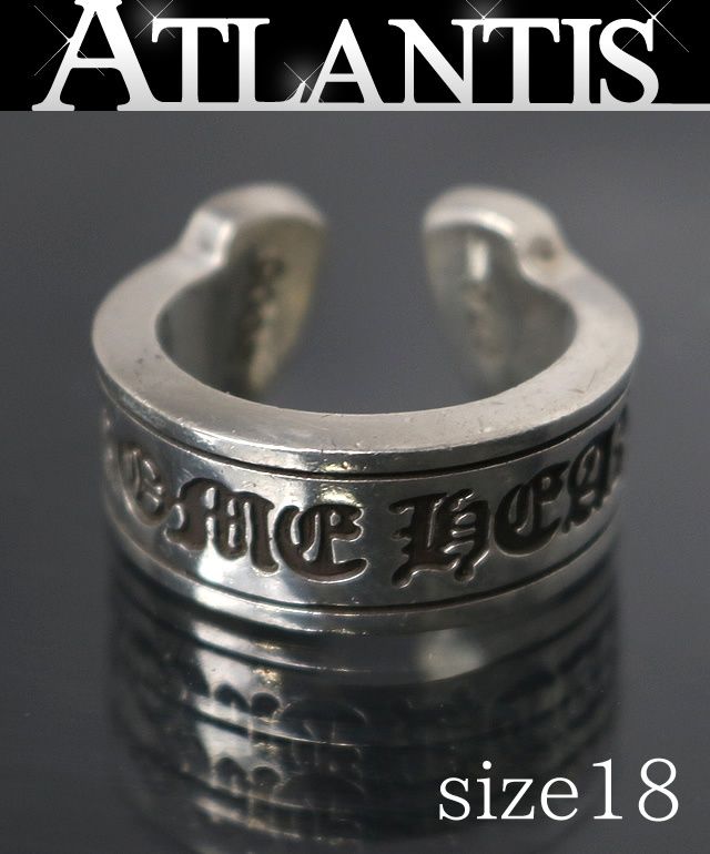 CHROME HEARTS 銀座店 クロムハーツ ラージ スクロールラベル リング