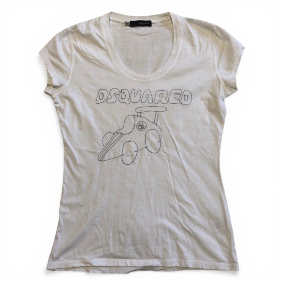 DSQUARED2 ディースクエアード Tシャツ アーカイブ 00s ダメージ加工 