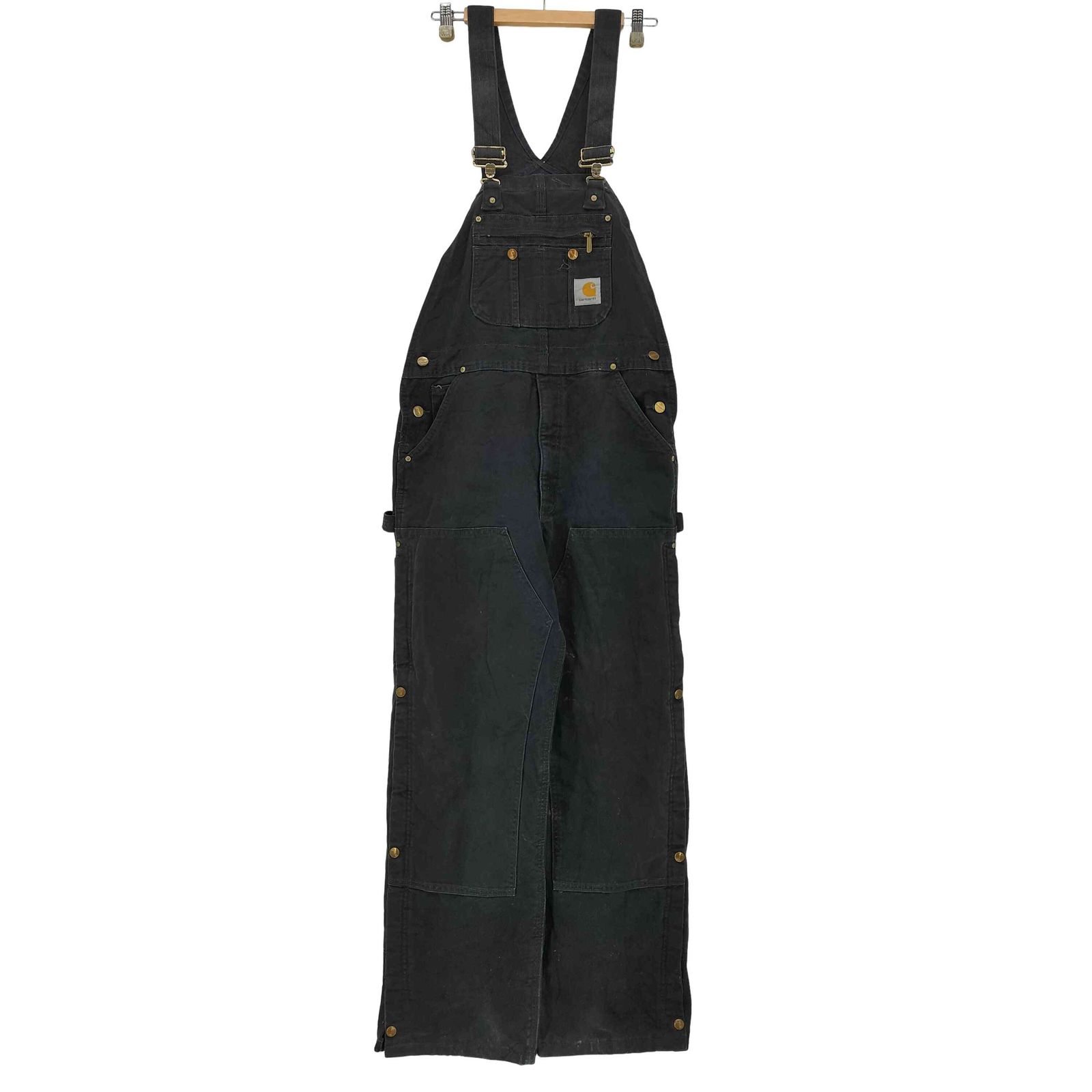2016年 メキシコ製 カーハート ダブルニー オーバーオール 40×34 カーハート Carhartt メキシコ製 裏地キルティング ダブルニー