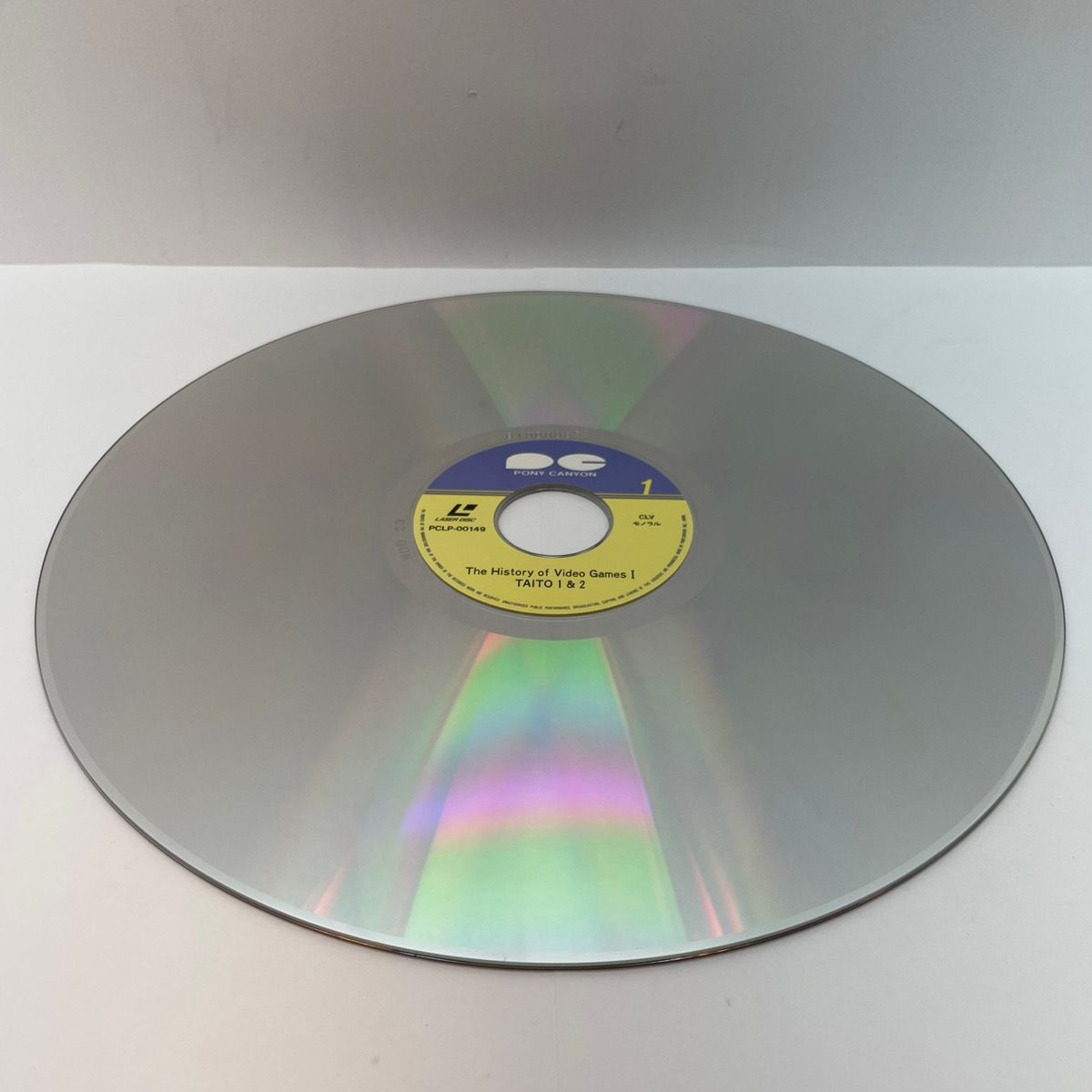 尾張小牧】LD TVゲームの歴史I タイトー編 1&2 帯付き【レトロ】【中古