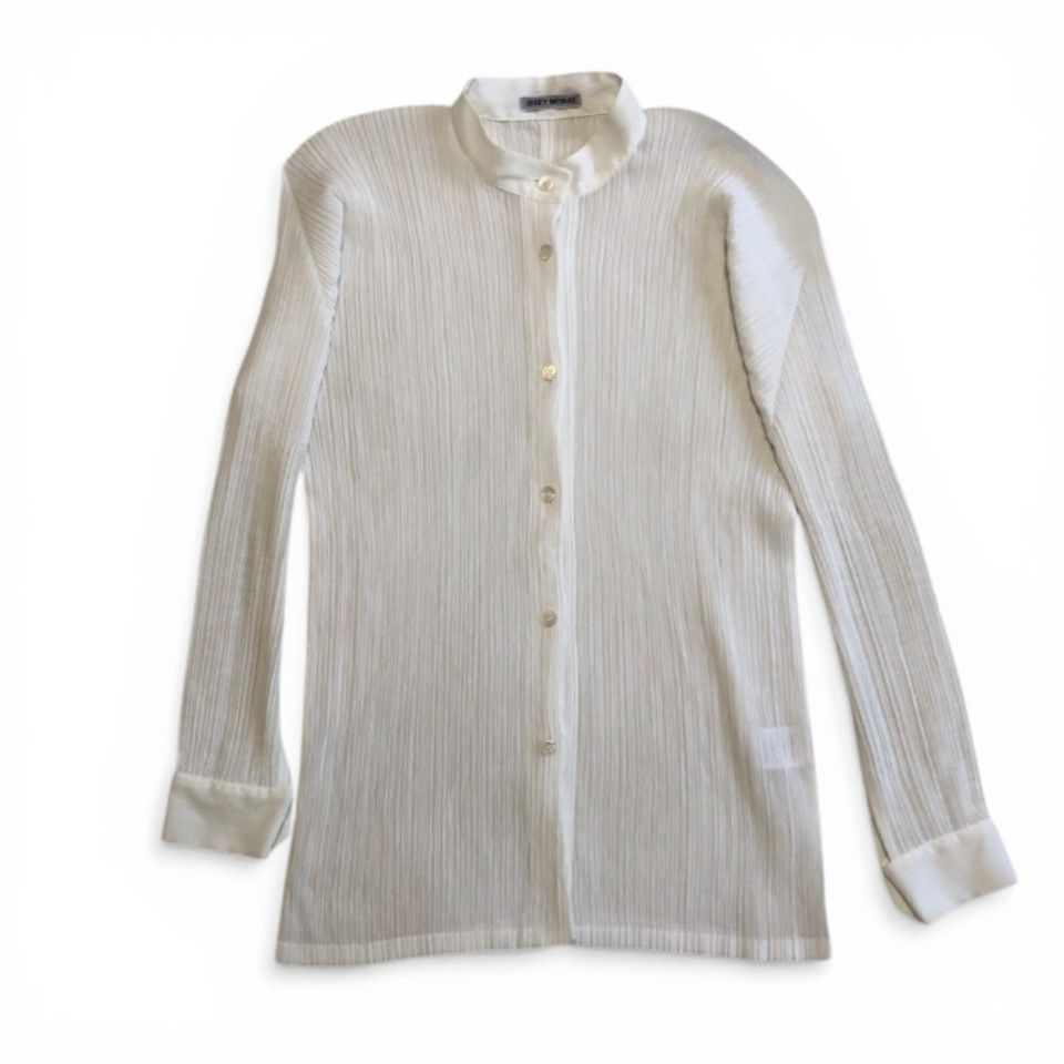 シャツ・ブラウス 美品 希少 ISSEY MIYAKE イッセイミヤケ プリーツ 