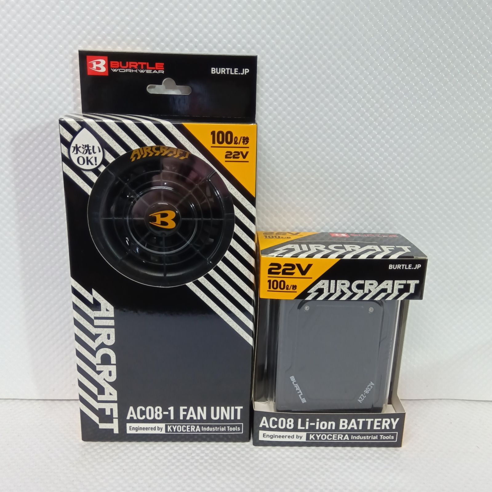 バートル エアークラフト 22V セット ブラック 【公式通販】