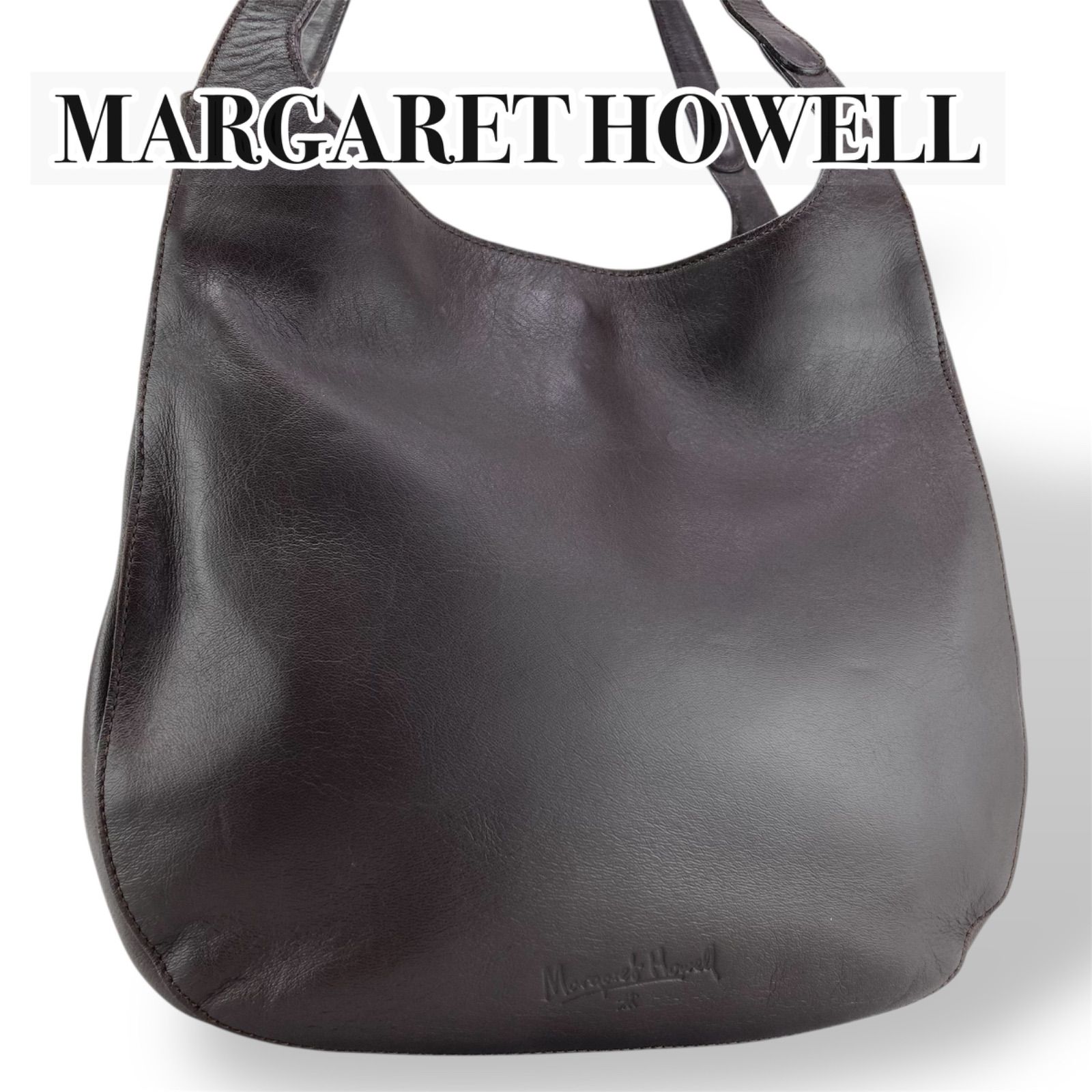レディース 【美品】MARGARET HOWELL マーガレットハウエル ホーボー 