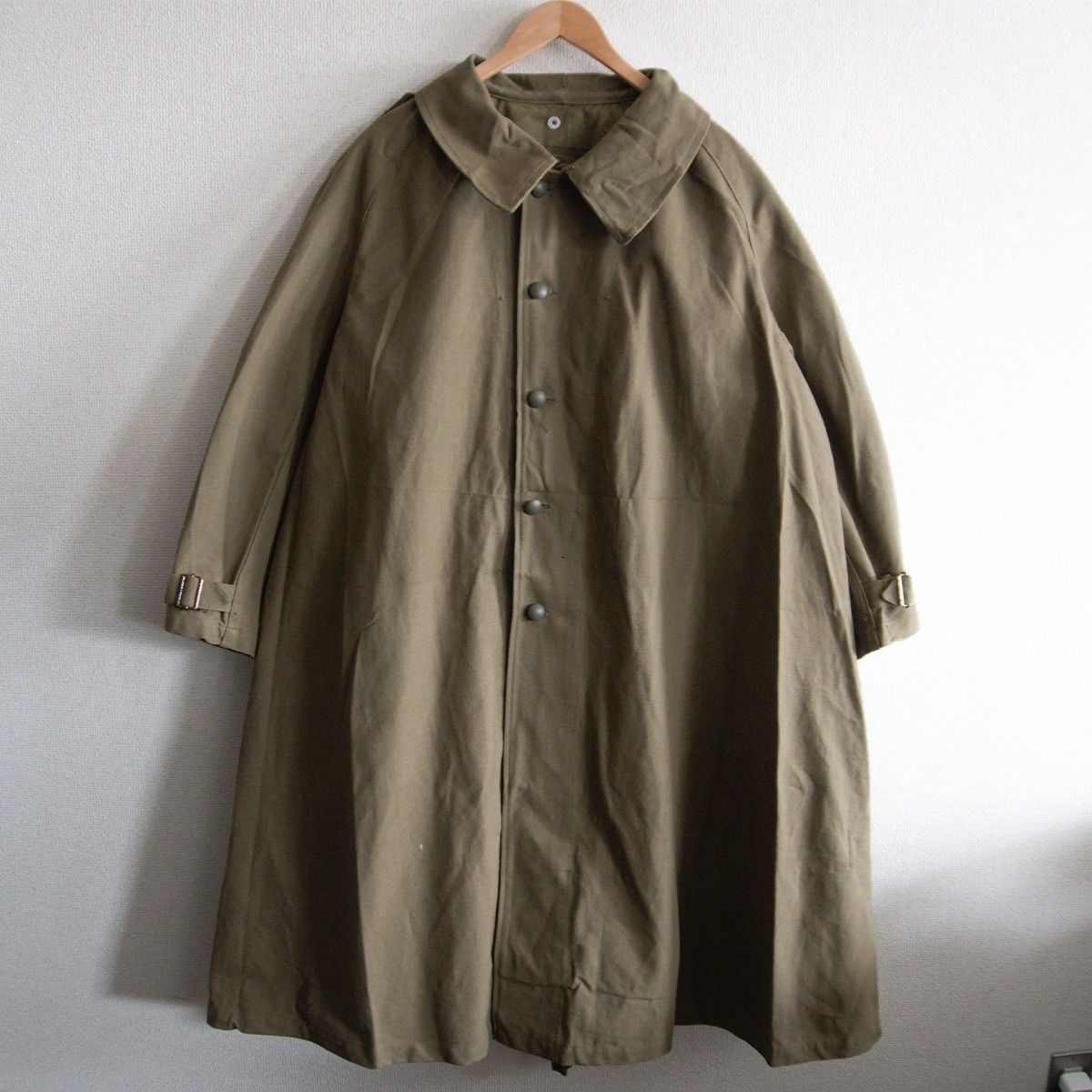 DEAD STOCK】FRENCH MILITARY【40s～50s M-35 モーターサイクルコート 