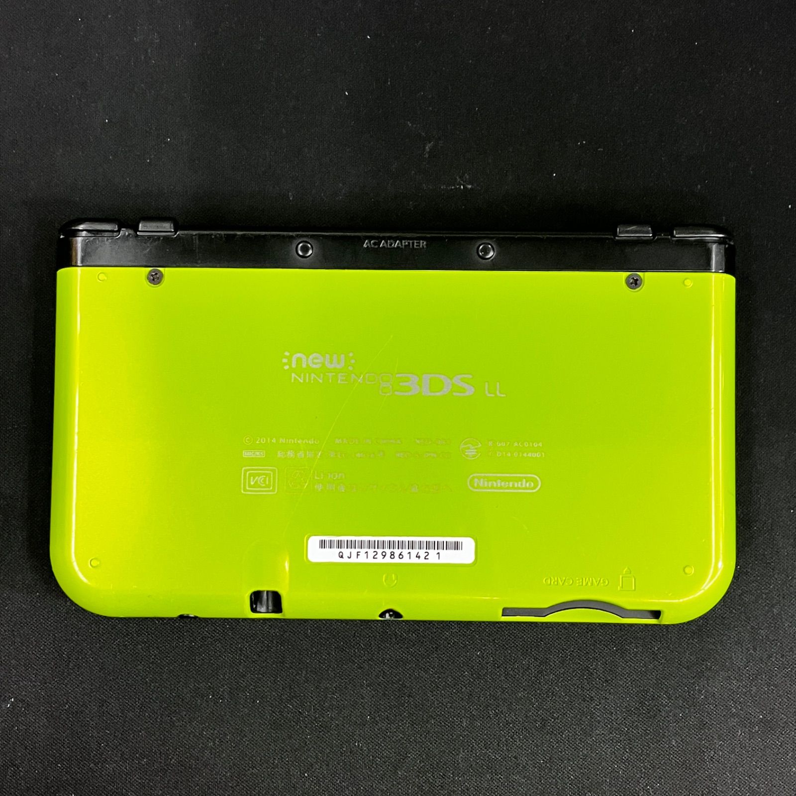 new3dsll ライム　未開封　新品未使用 大人気，定番 中古 New3DSLL 本体 ライム ブラック
