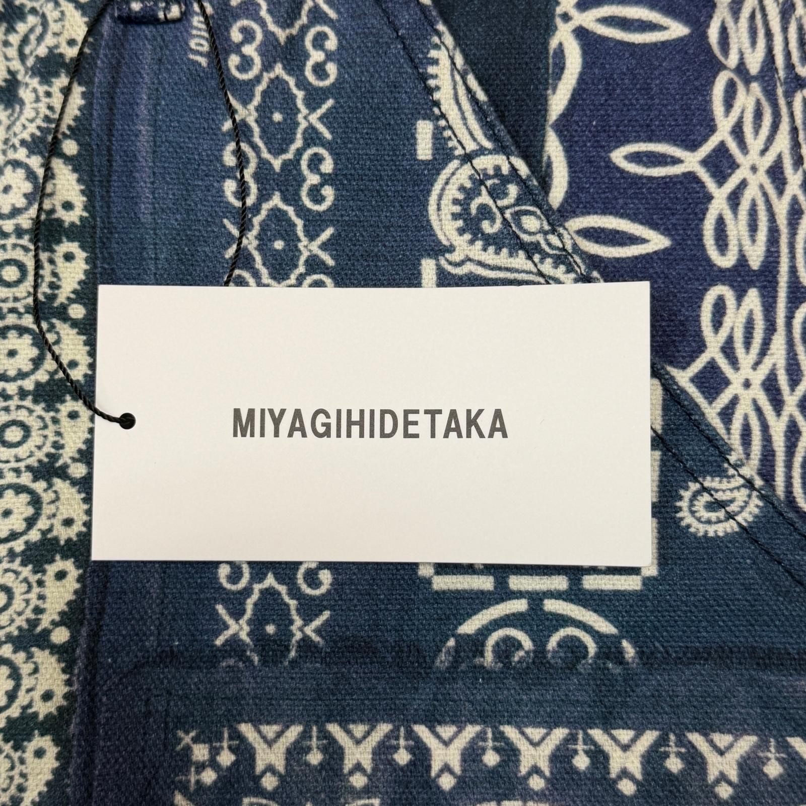参考上代38500円 未使用 MIYAGI HIDETAKA Bandana pants バンダナ 
