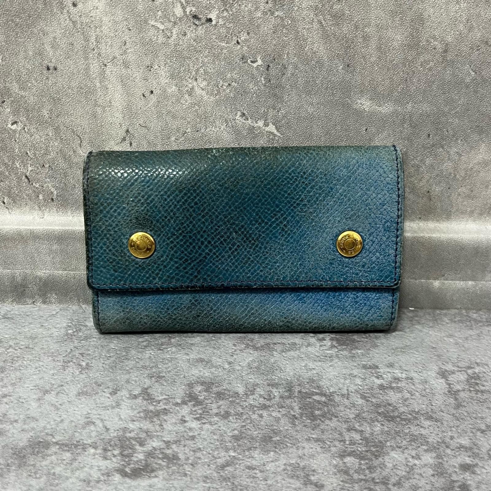 HERMES】エルメス セリエ エテュイクレ6キーケース セリエモチーフ 