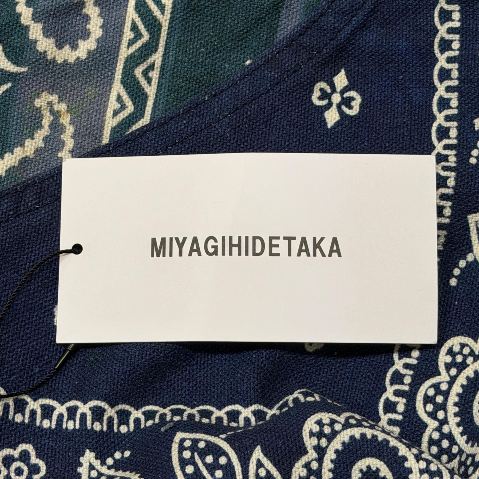 参考上代38500円 未使用 MIYAGI HIDETAKA Bandana pants バンダナ 
