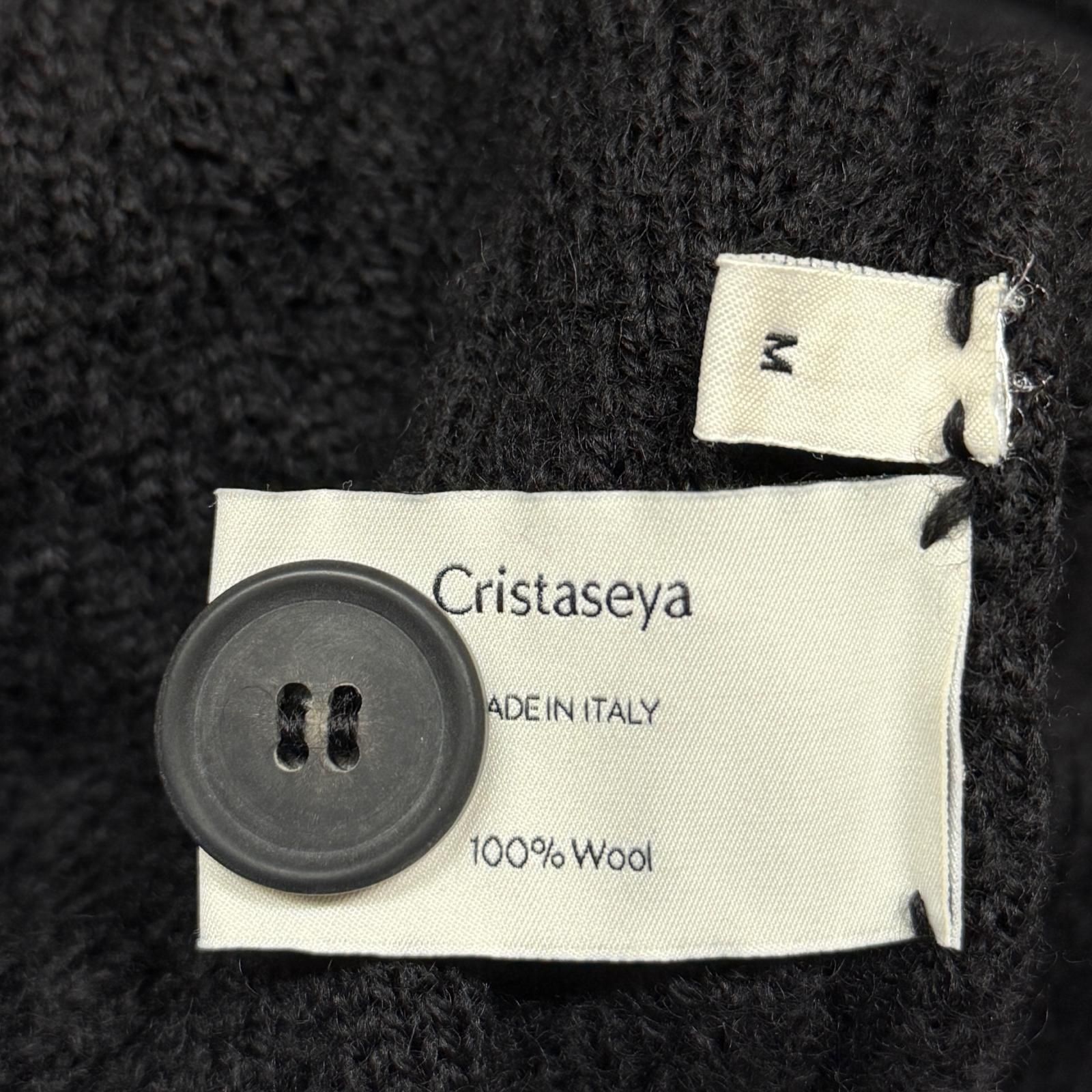 参考上代101200円 Cristaseya HERRINGBONE KNIT CARDIGAN ヘリンボーン 