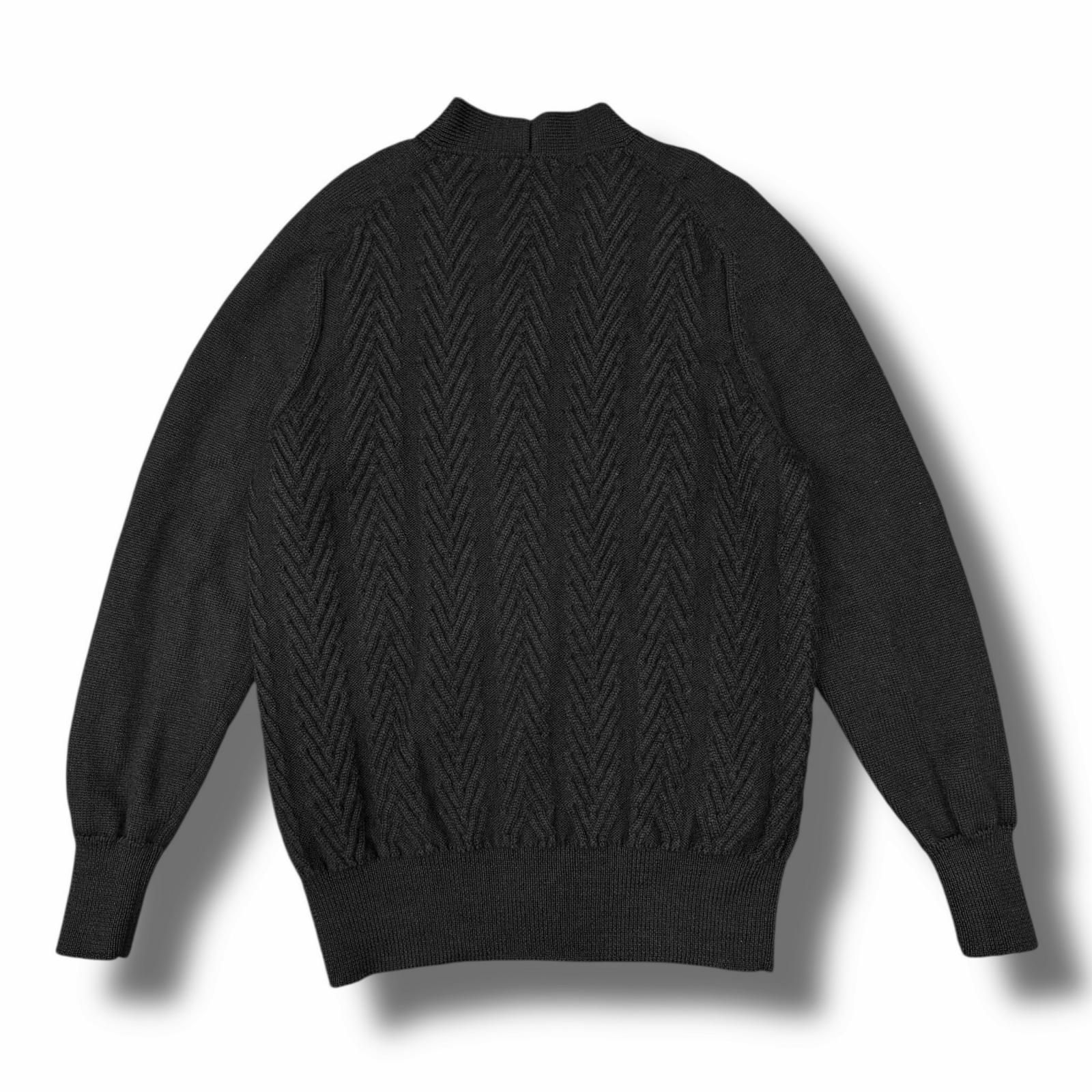 参考上代101200円 Cristaseya HERRINGBONE KNIT CARDIGAN ヘリンボーン