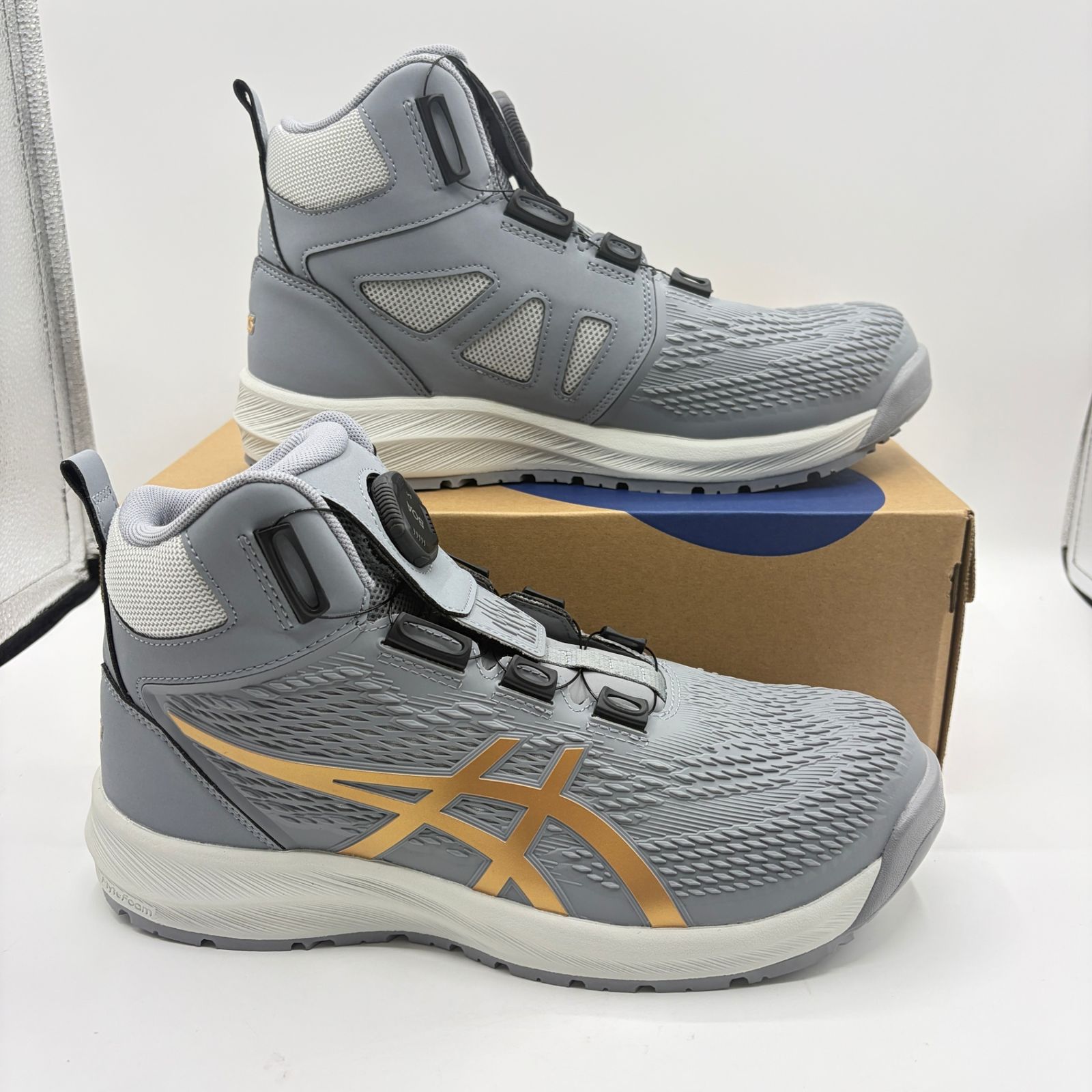 未使用品 25.5cm】 アシックス ウィンジョブ 安全靴 ハイカット CP122 