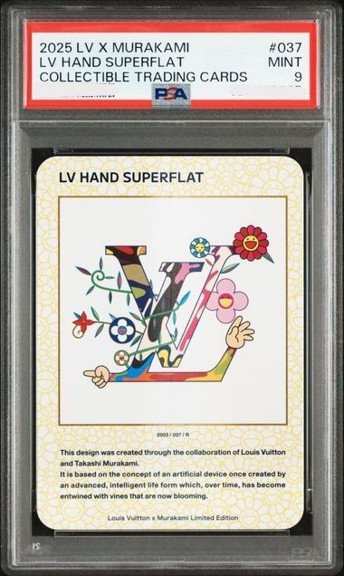 PSA9】LV HAND SUPERFLAT ルイ・ヴィトン ×村上隆コラボ 限定カード