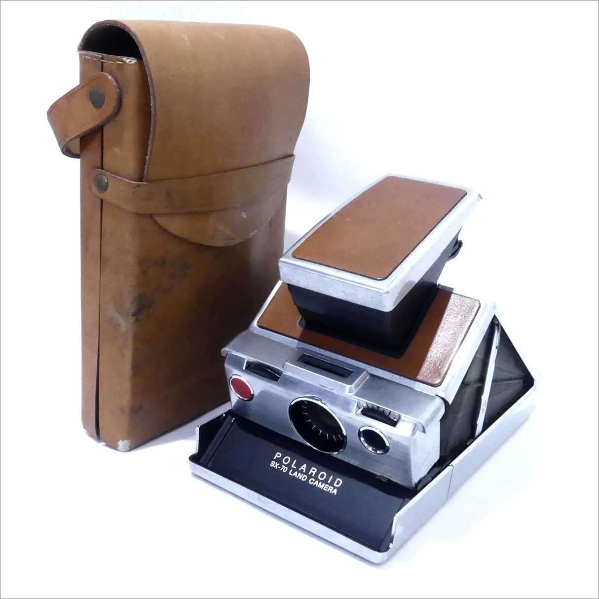ポラロイド POLAROID SX-70 LAND CAMERA レザーケース付き 及び注意