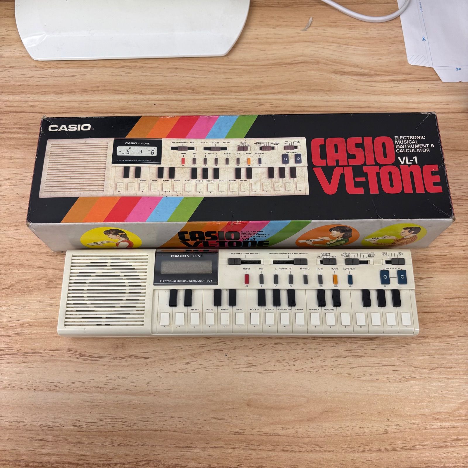 CASIO カシオ VL-1 VL-TONE 電子キーボード シンセサイザー 電子計算機
