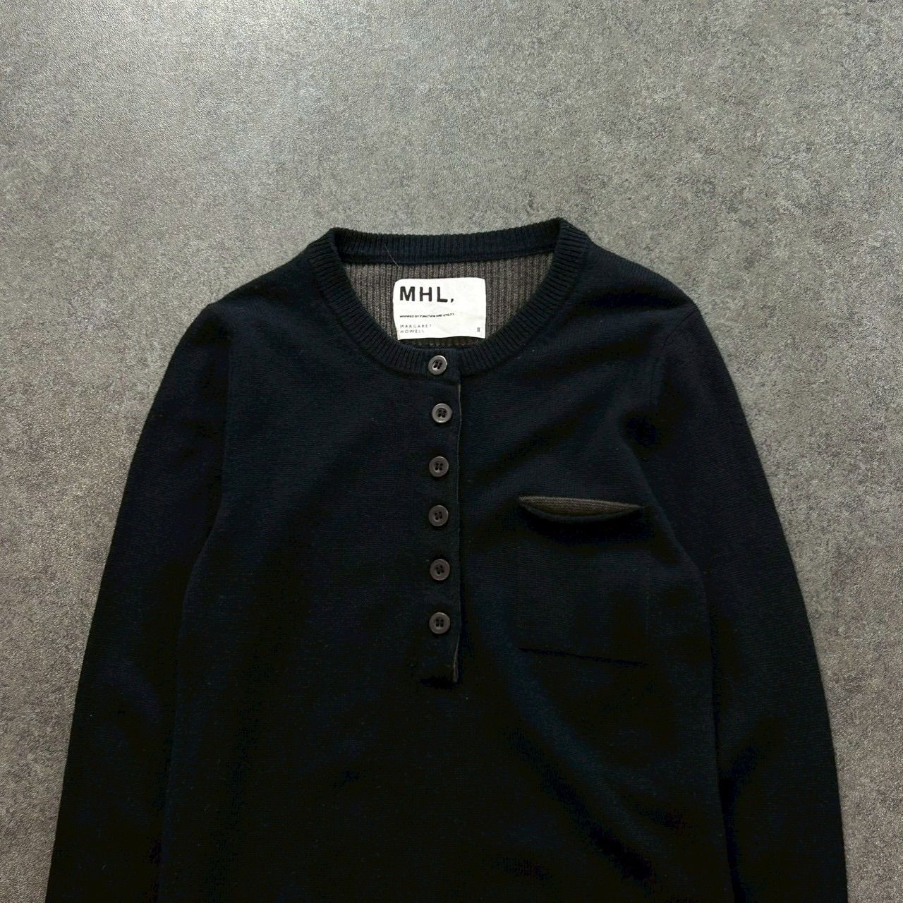 日本製 MHL. MARGARET HOWELL L/S Sweater マーガレットハウエル 長袖 