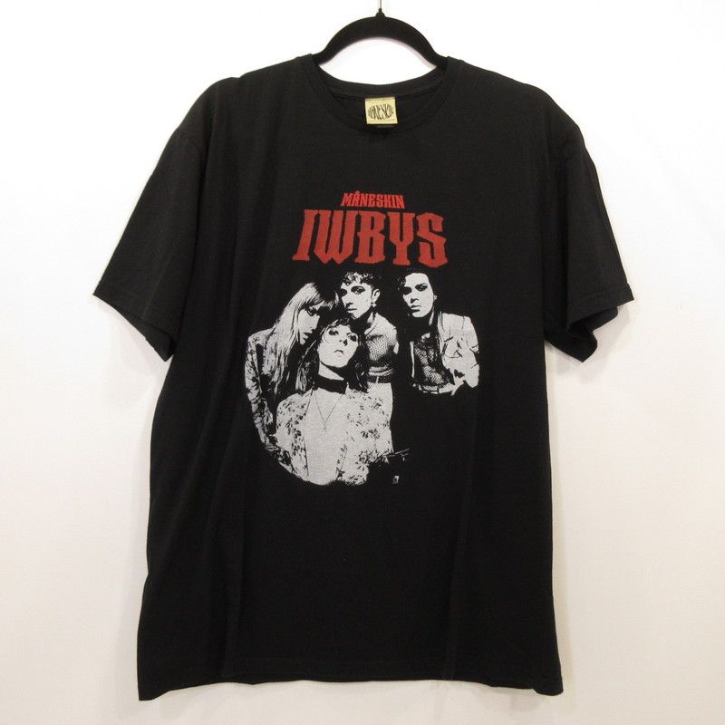 姫路東店】 中古 MANESKIN マネスキン 半袖Tシャツ IWBYS ブラック