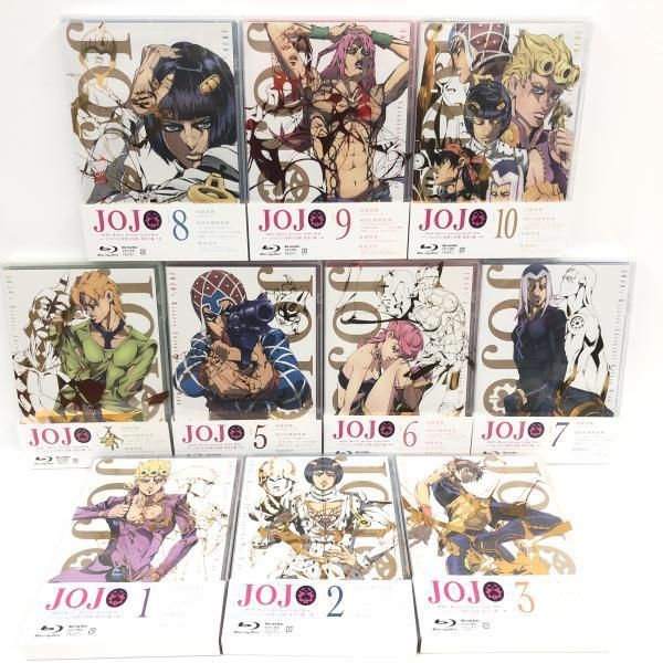 中古】ジョジョの奇妙な冒険 黄金の風 全10巻セット(初回仕様版)/BD[69 