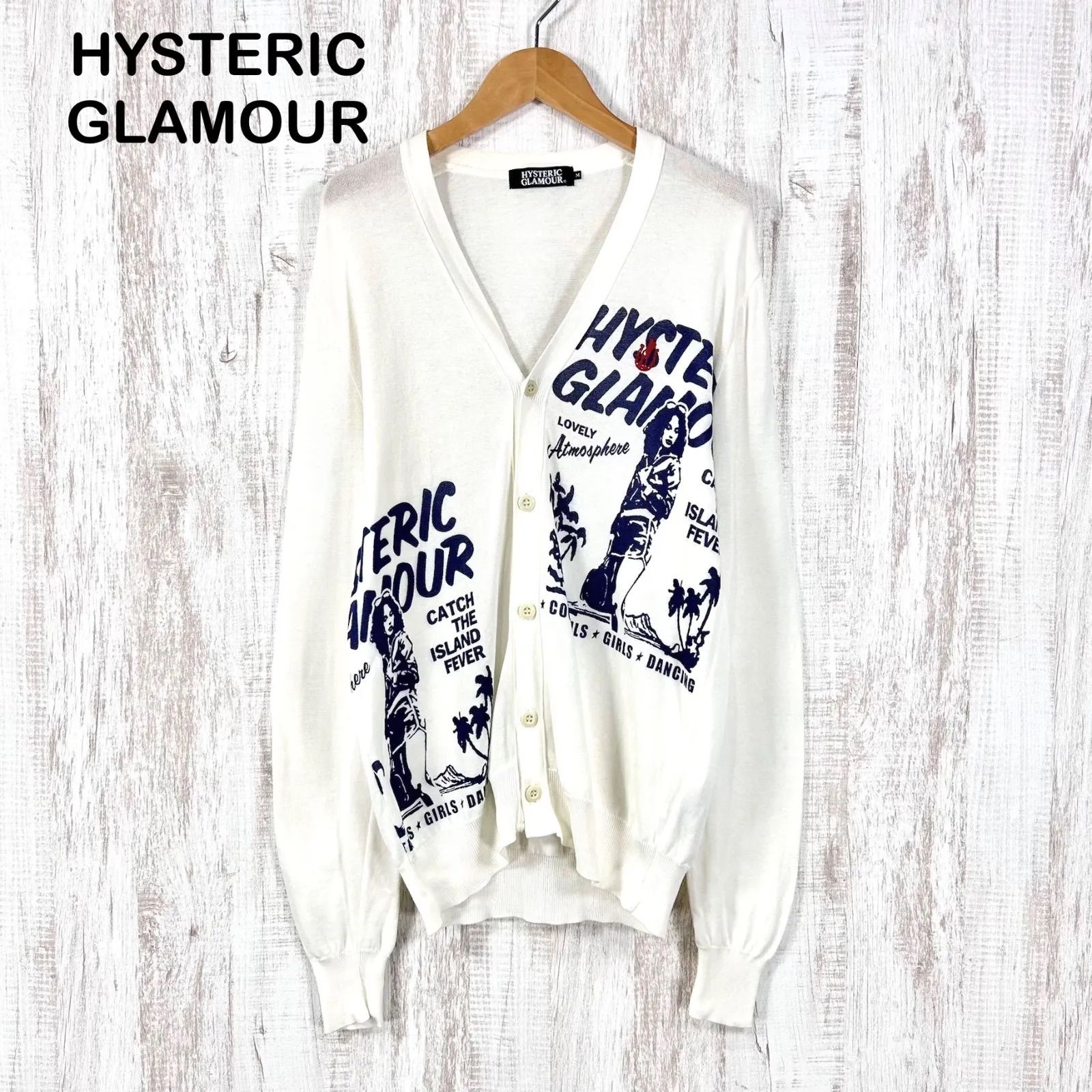 HYSTERIC GLAMOUR ヒステリックグラマー ヒスガール Vネック HYSTERIC GLAMOUR ヒステリックグラマー ヒスガール Vネック