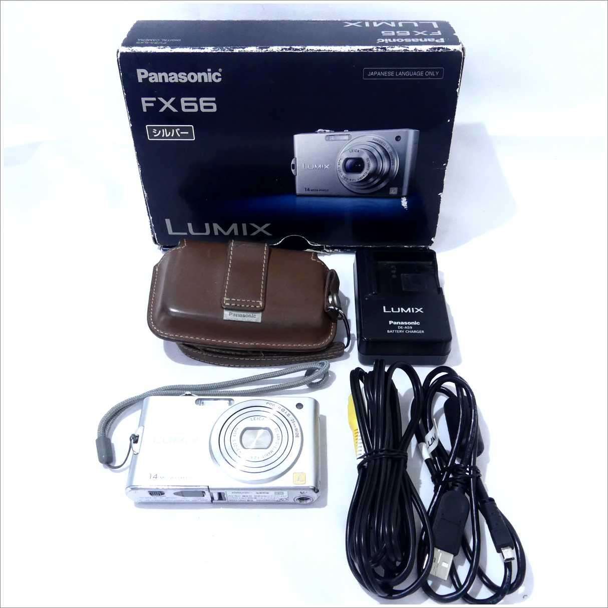 Panasonic LUMIX DMC-FX66 簡易動作確認 デジタルカメラ コンパクト