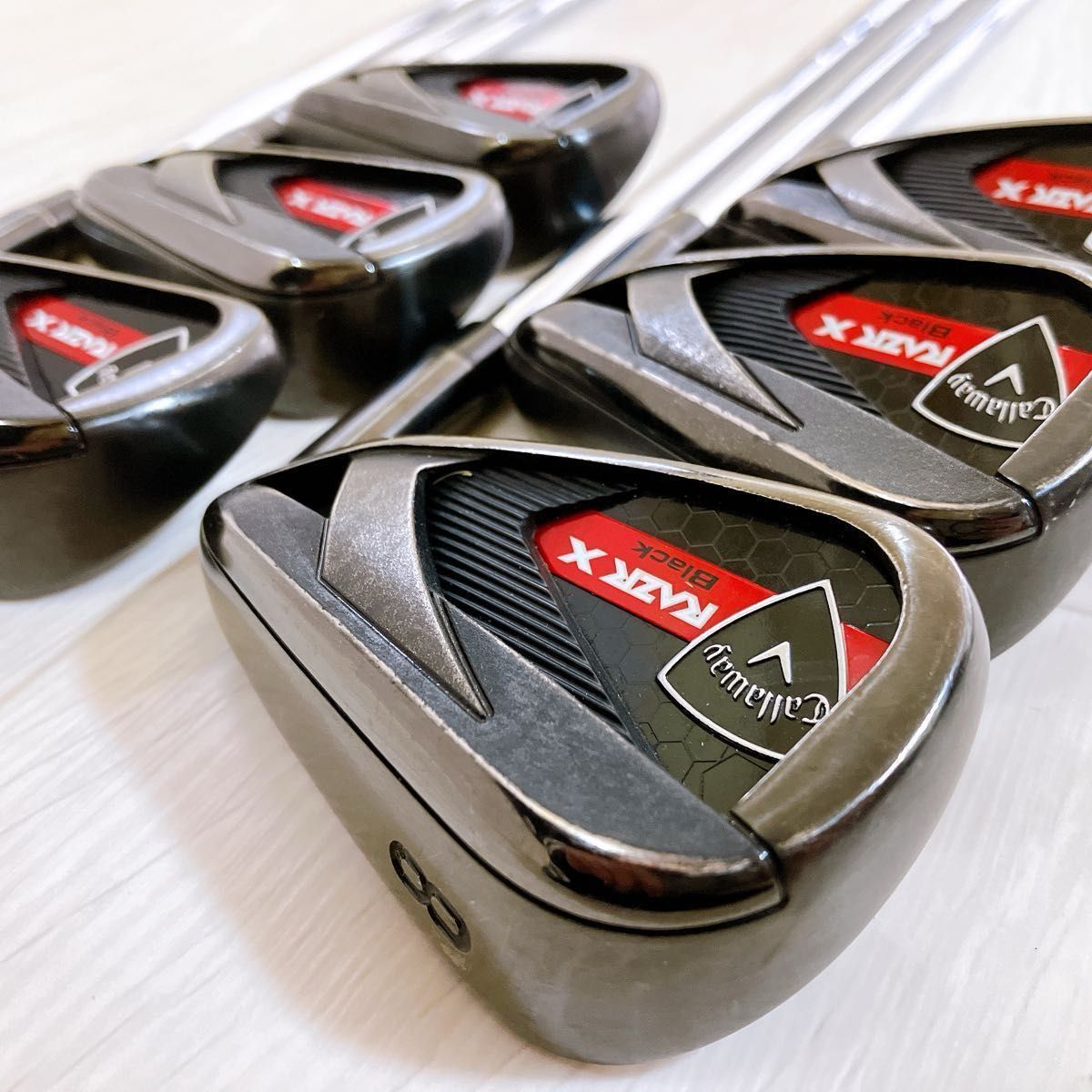 Callaway RAZR X BLACK アイアンセット 5I〜P 6本 ゴルフ Callaway