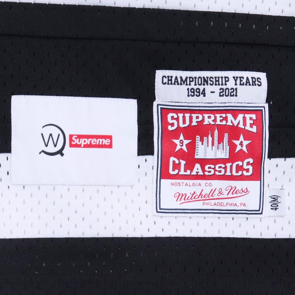 SUPREME × WTAPS Mitchell & Ness Hockey Jersey Mサイズ ブラック
