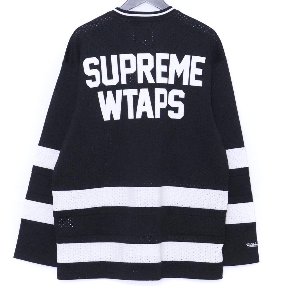 Supreme WTAPS Hockey Jersey Black Mサイズ SUPREME × WTAPS Mitchell & Ness Hockey Jersey Mサイズ ブラック