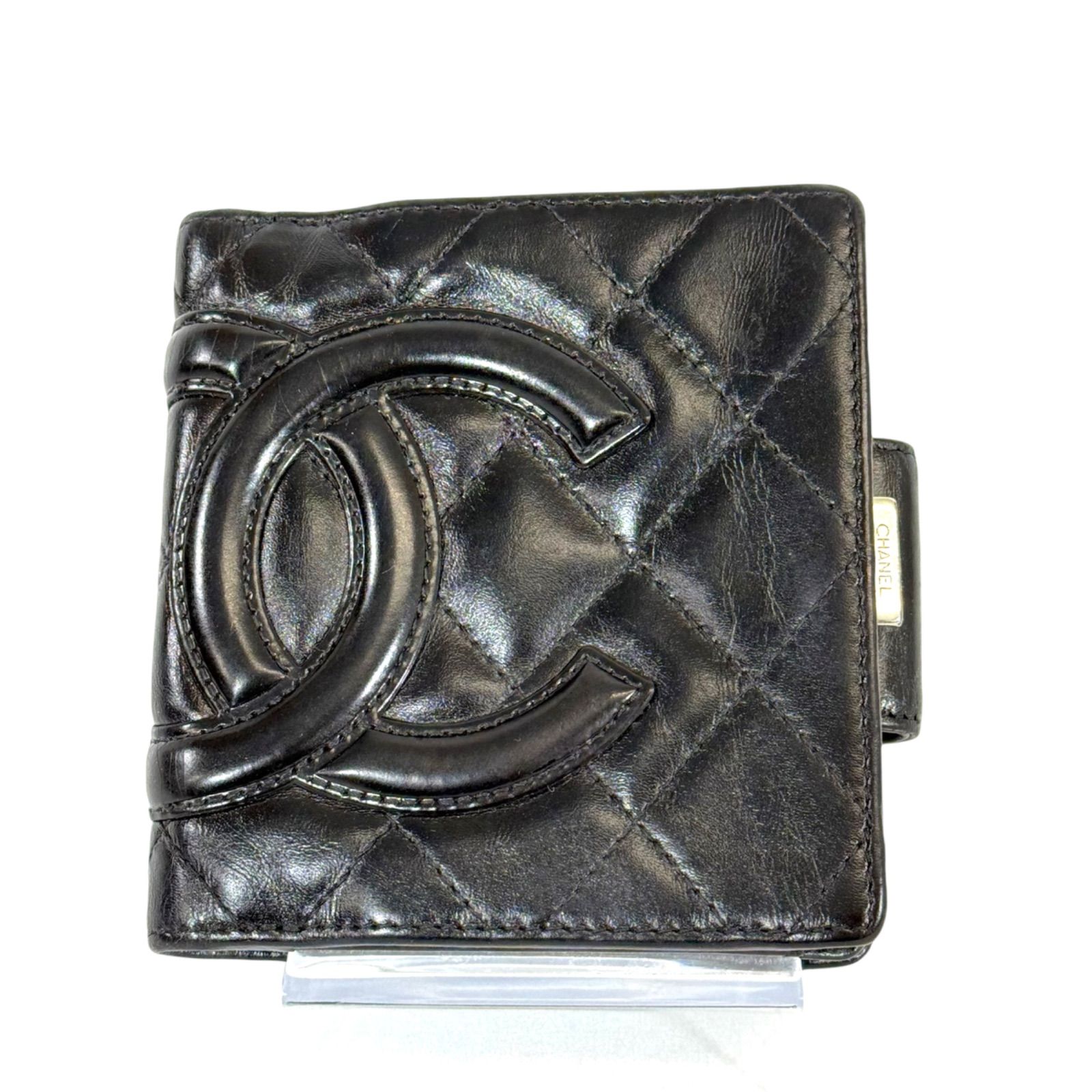 人気・美品】CHANEL シャネル ラムスキン カンボンライン ココマーク