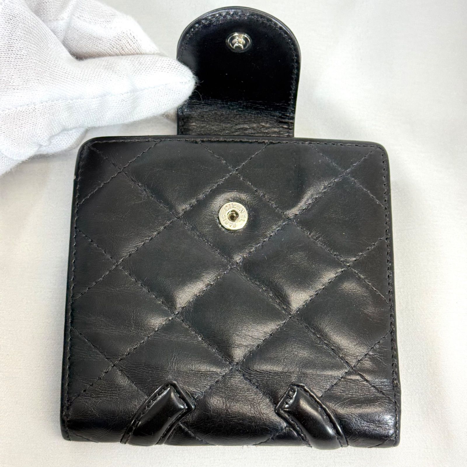 人気・美品】CHANEL シャネル ラムスキン カンボンライン ココマーク