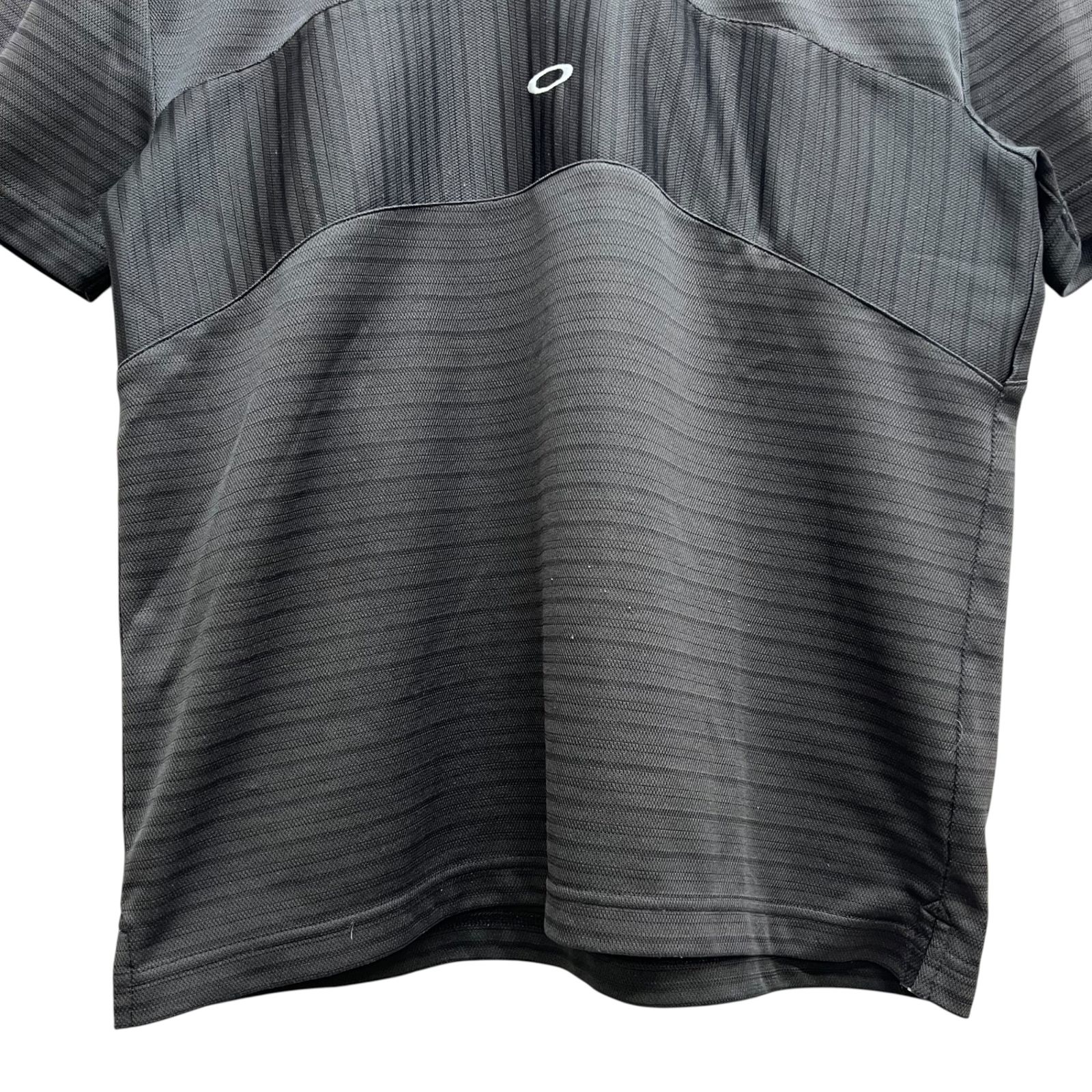 国内先行発売 OAKLEY ハーフジップ ポロシャツ 半袖 ブラック サイズM