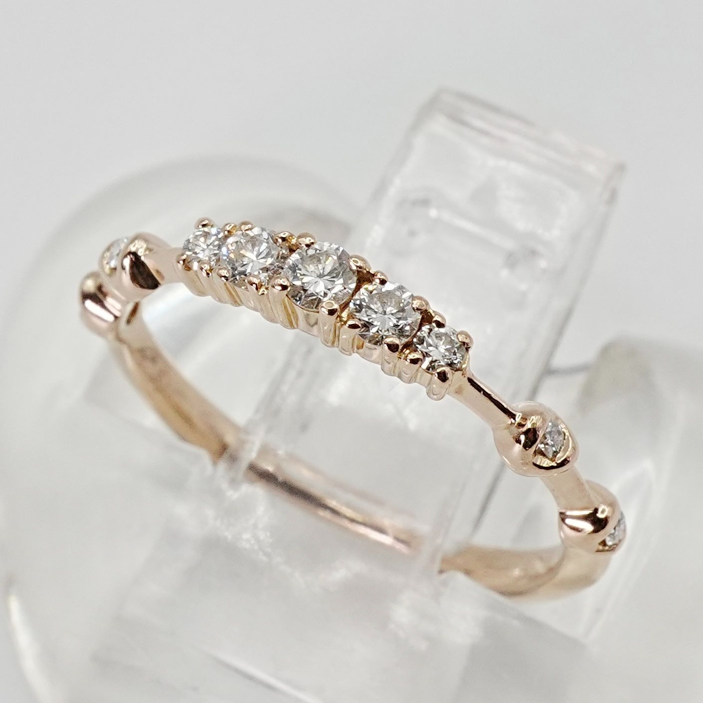 美品 ベルシオラ K18 ダイヤモンド 0.15ct リング/24-5720S 【公式通販】