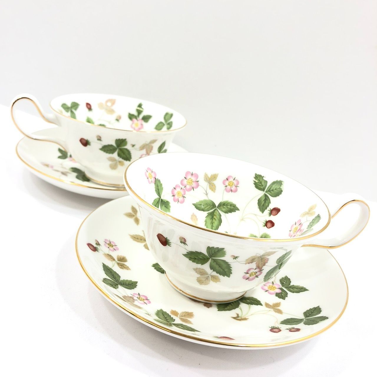 美品!!】 WEDGWOOD ウェッジウッド ワイルドストロベリー カップ 