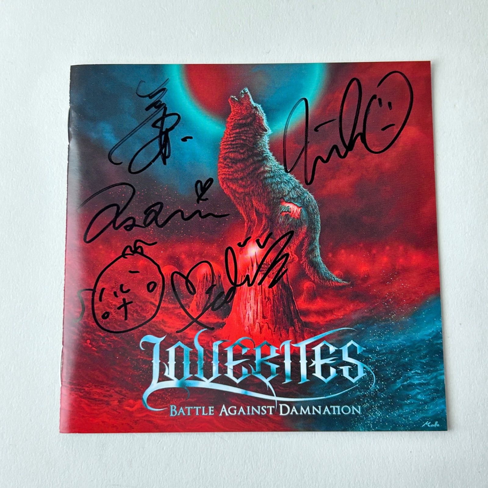 LOVEBITES☆Battle Against Damnation＋サイン 直筆サイン入] LOVEBITES（ラブバイツ）Battle Against Damnation