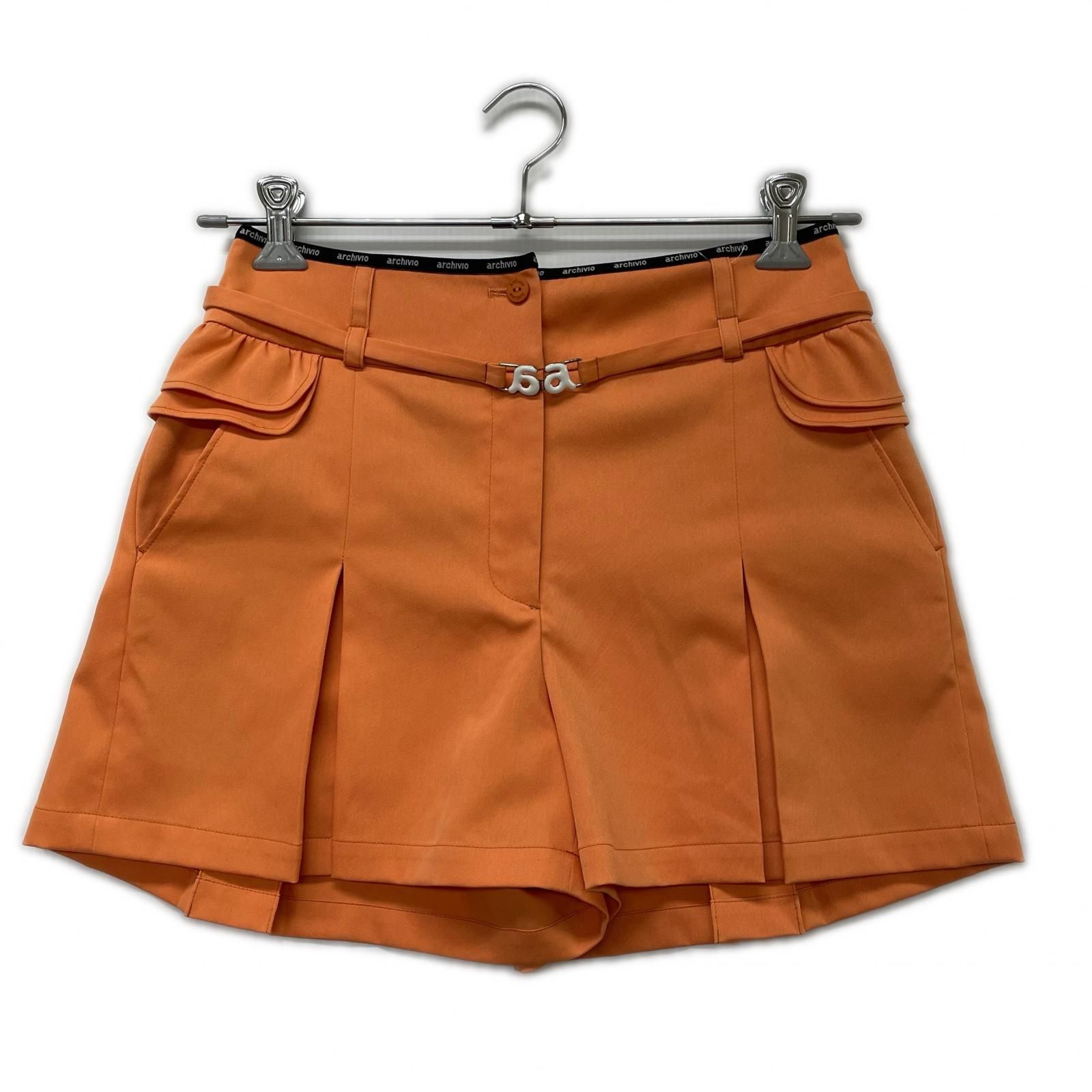 レディース アルチビオ archivio ショートパンツ 38(M) オレンジ系
