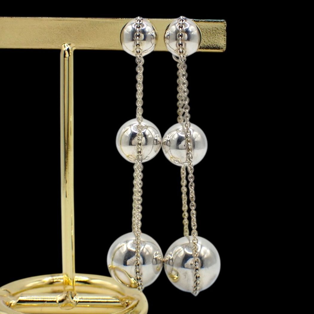 Tiffany & Co. ティファニー ハードウェア トリプルドロップ ピアス 