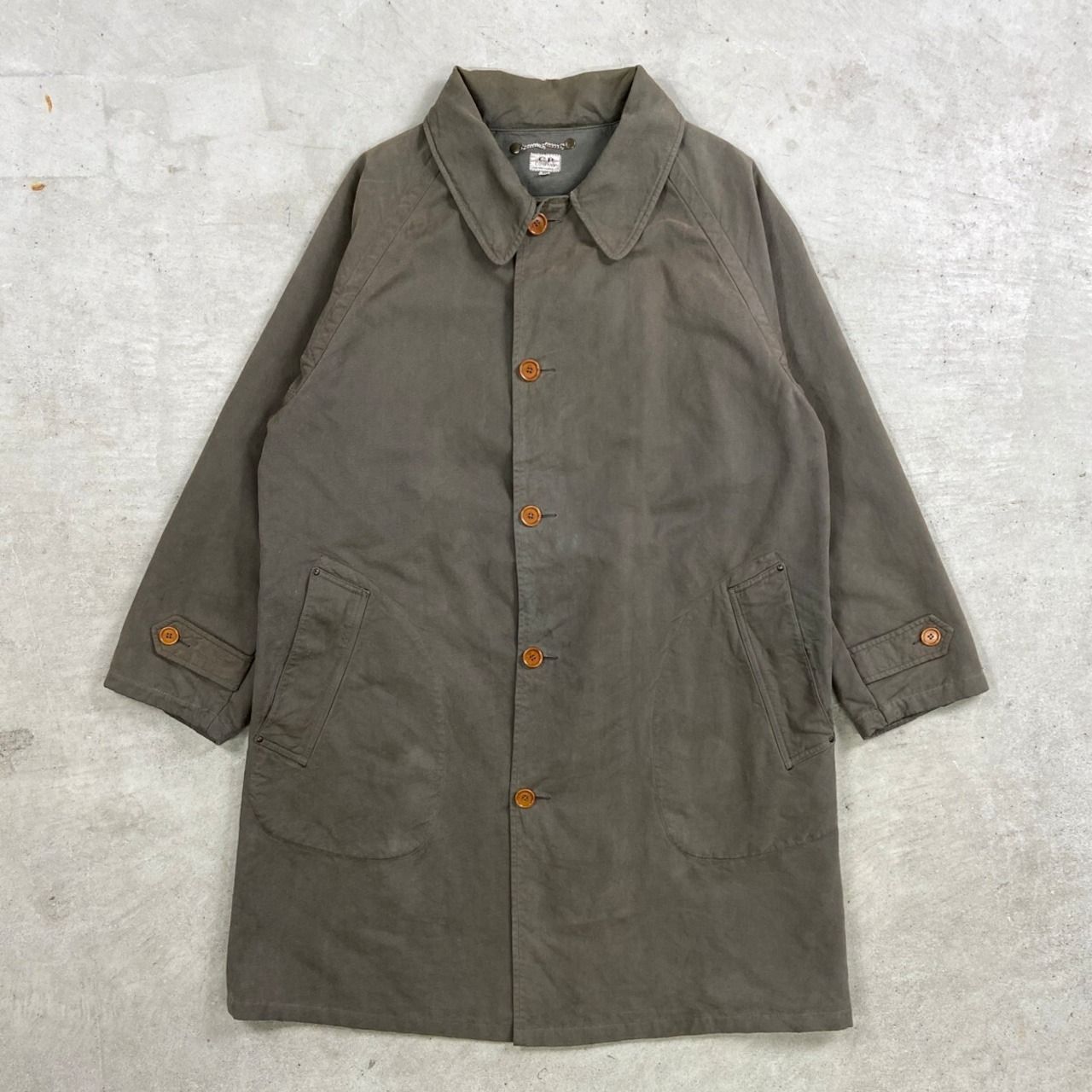 80年代 C.P.COMPANY MASSIMO OSTI期 ステンカラーコート バルマカーン 