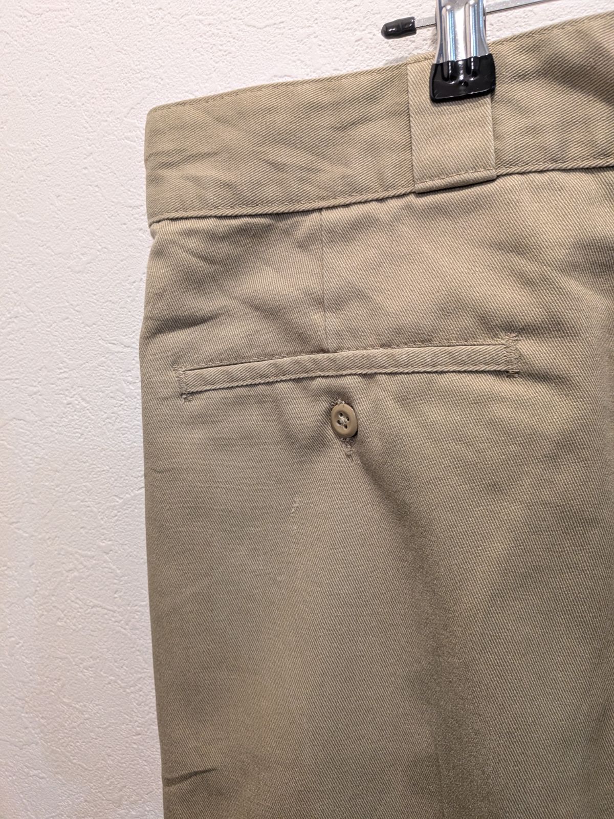 90s USA製 Dickies ディッキーズ ワークパンツ 874 ベージュ TALON