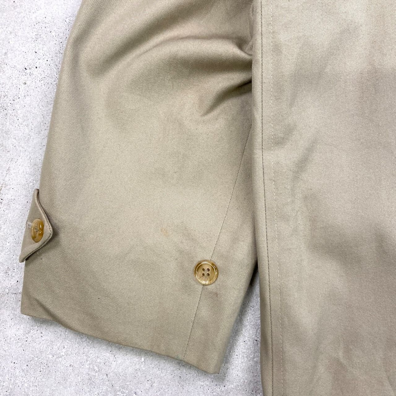 BURBERRY ステンカラーコート カーキ 80年代 ビンテージ BURBERRY
