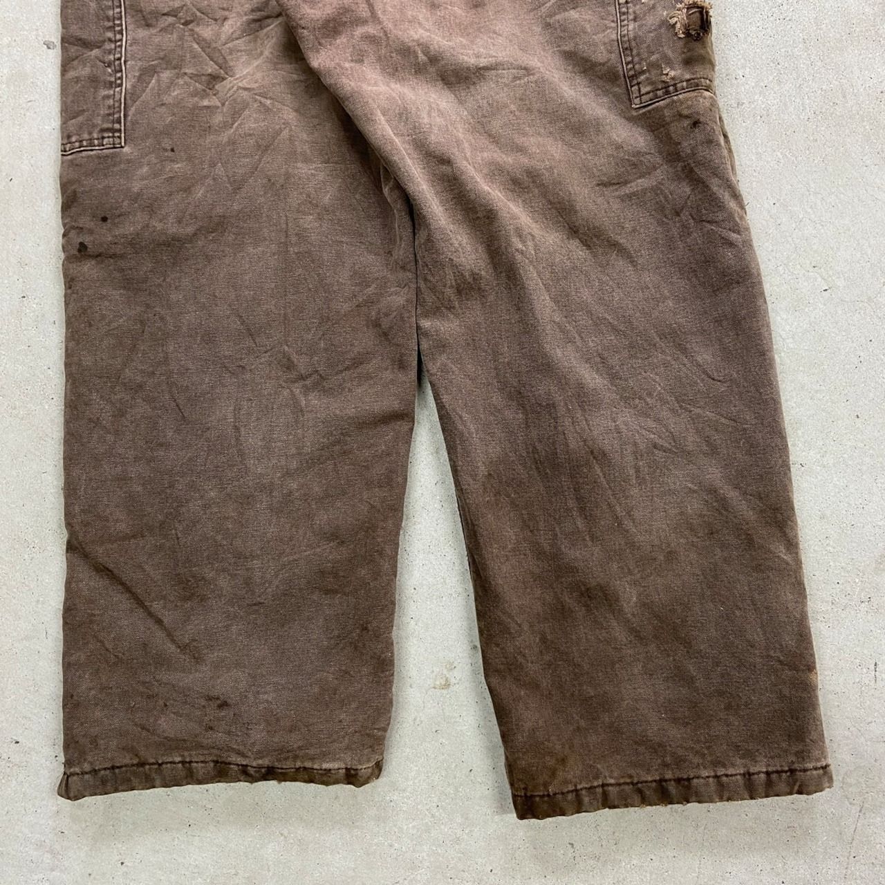 Carhartt カーハート ダック地 ダブルニー オーバーオール メンズW37